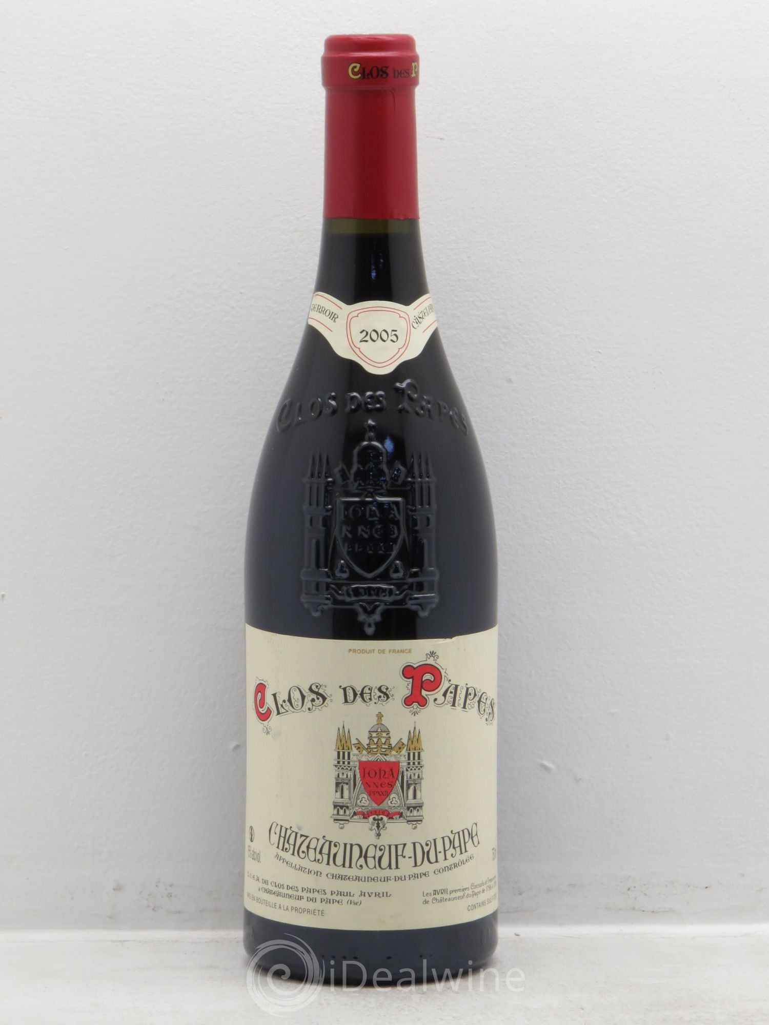 Châteauneuf-du-Pape Clos des Papes - Paul Avril 2005 - Lot de 1 bouteille - 0