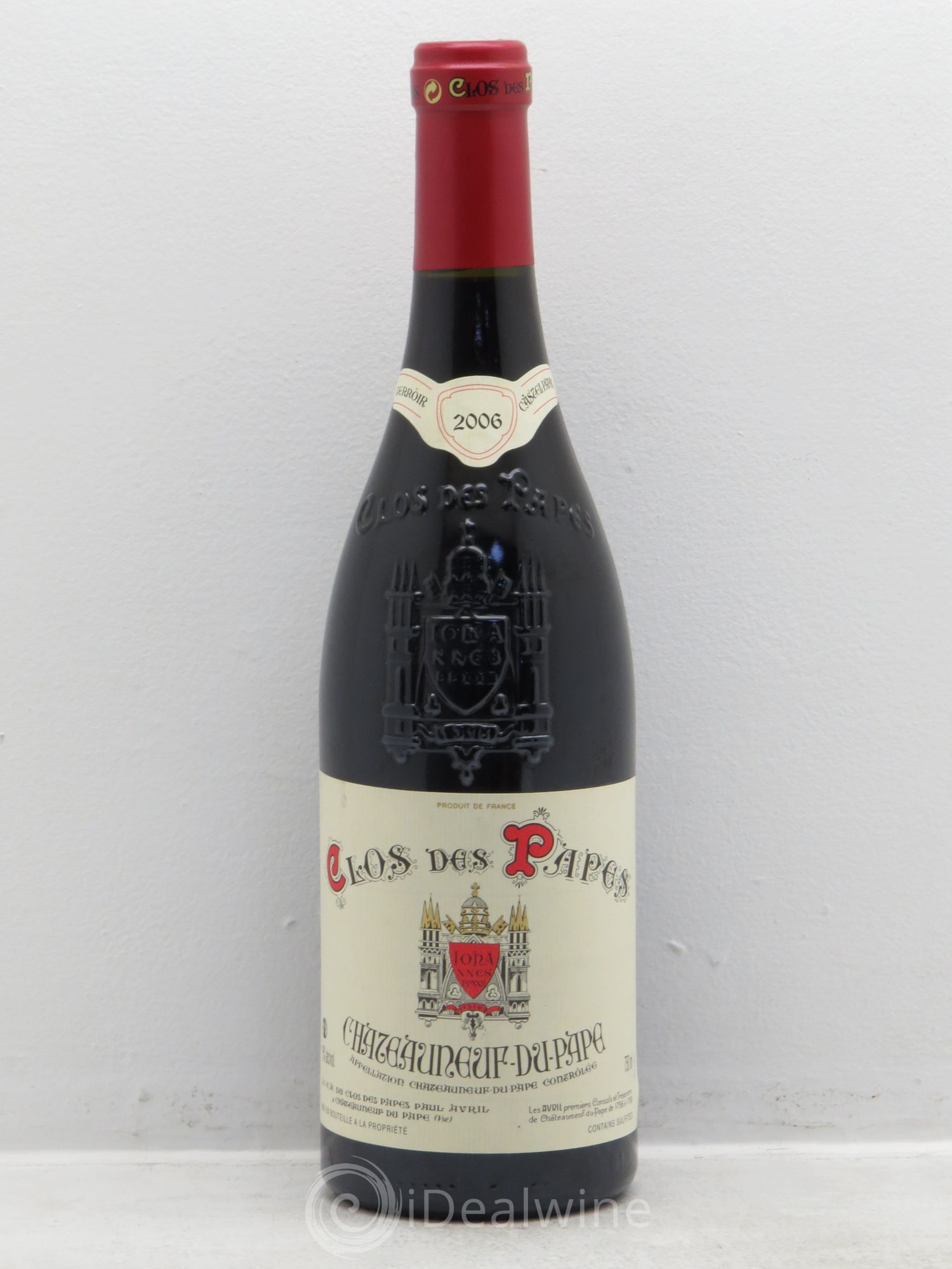 Châteauneuf-du-Pape Clos des Papes - Paul Avril 2006 - Lot de 1 bouteille - 0