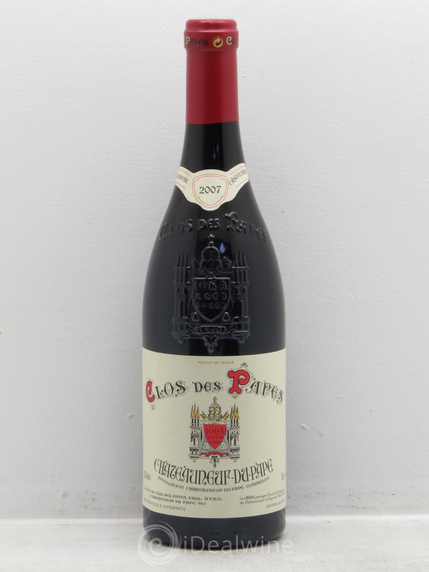Châteauneuf-du-Pape Clos des Papes - Paul Avril 2007 - Lot de 1 bouteille - 0