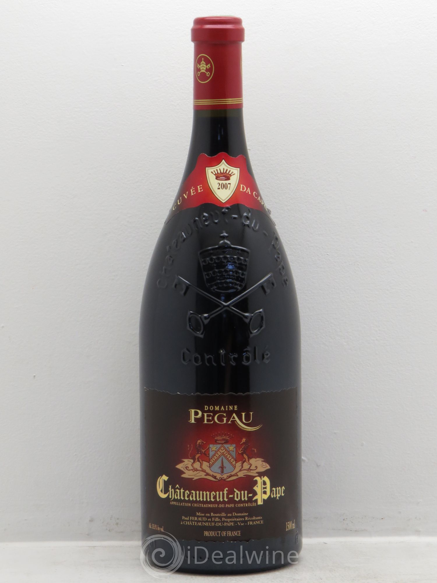 Châteauneuf-du-Pape Domaine du Pégau Cuvée Da Capo Paul et Laurence Féraud 2007 - Lot de 1 magnum - 0