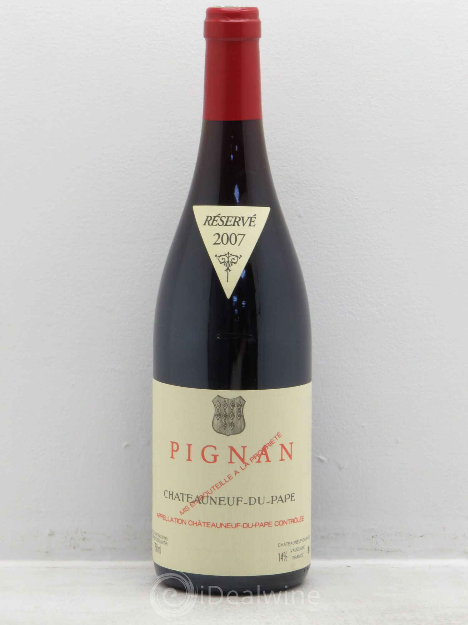 Châteauneuf-du-Pape Pignan Emmanuel Reynaud 2007 - Lot de 1 bouteille - 0