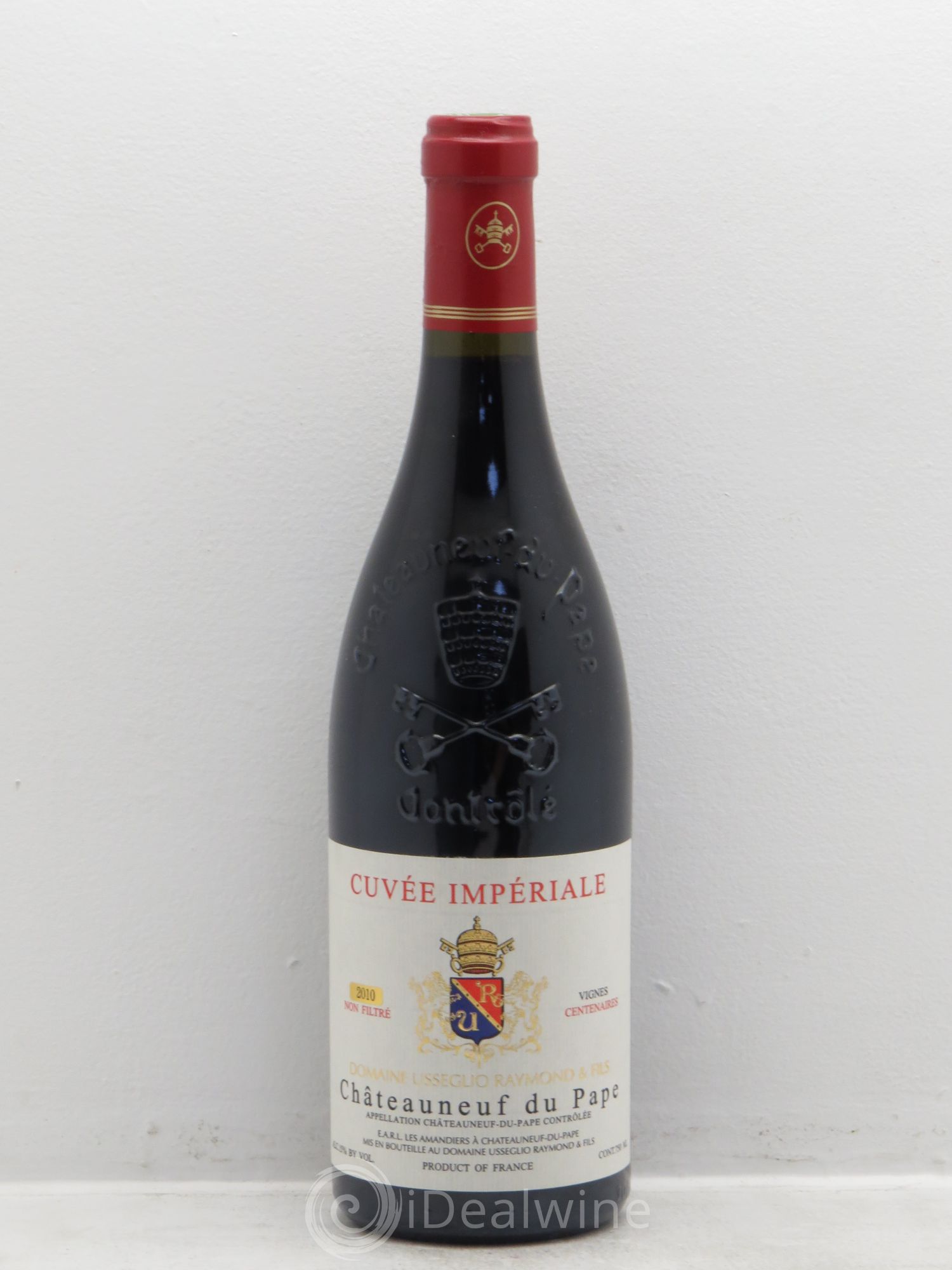 Châteauneuf-du-Pape Cuvée Impériale Raymond Usseglio & Fils (Domaine) vignes centenaires 2010 - Lot de 1 bouteille - 0