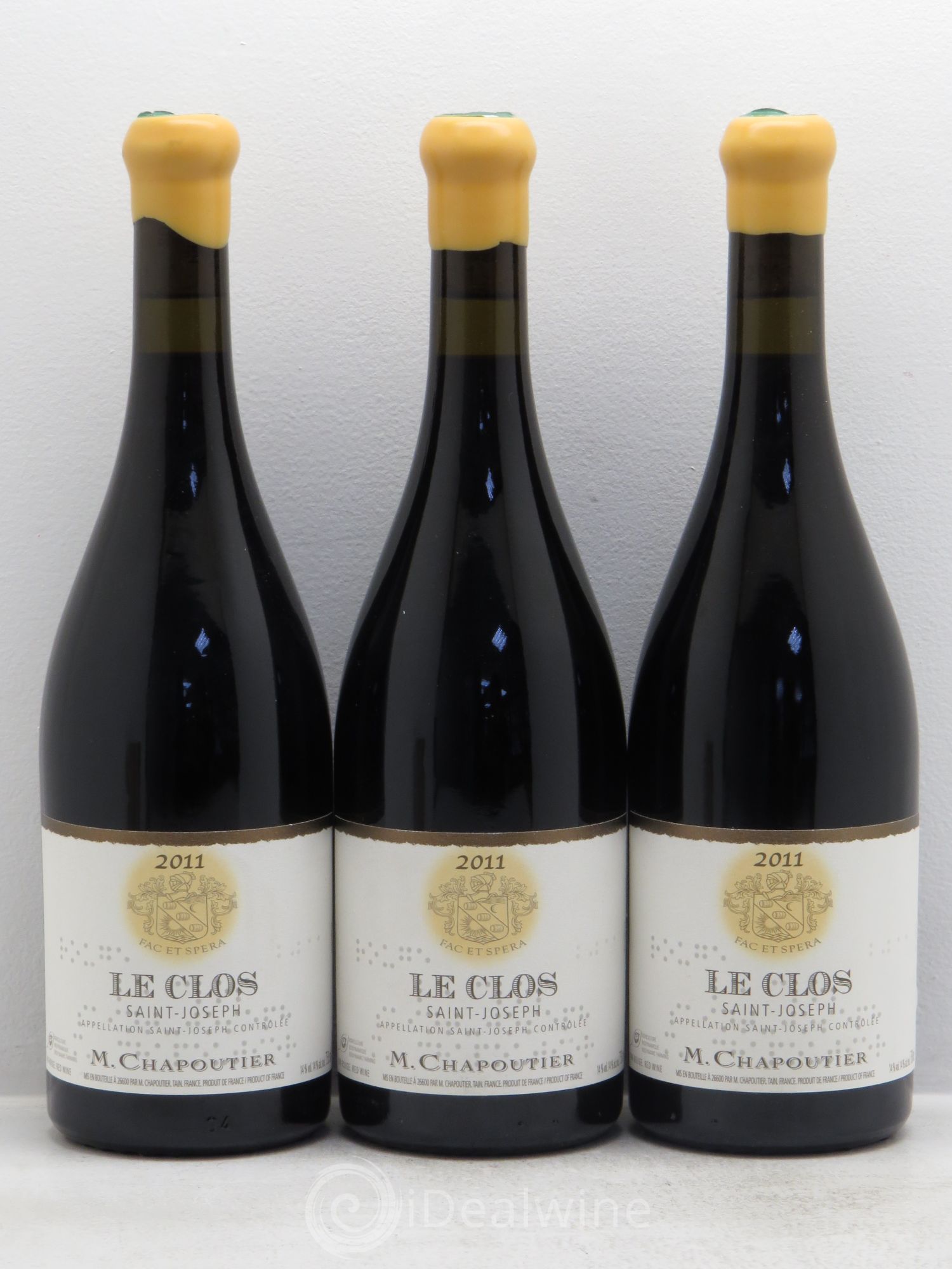 Saint-Joseph Le Clos Chapoutier 2011 - Lot de 3 bouteilles - 0