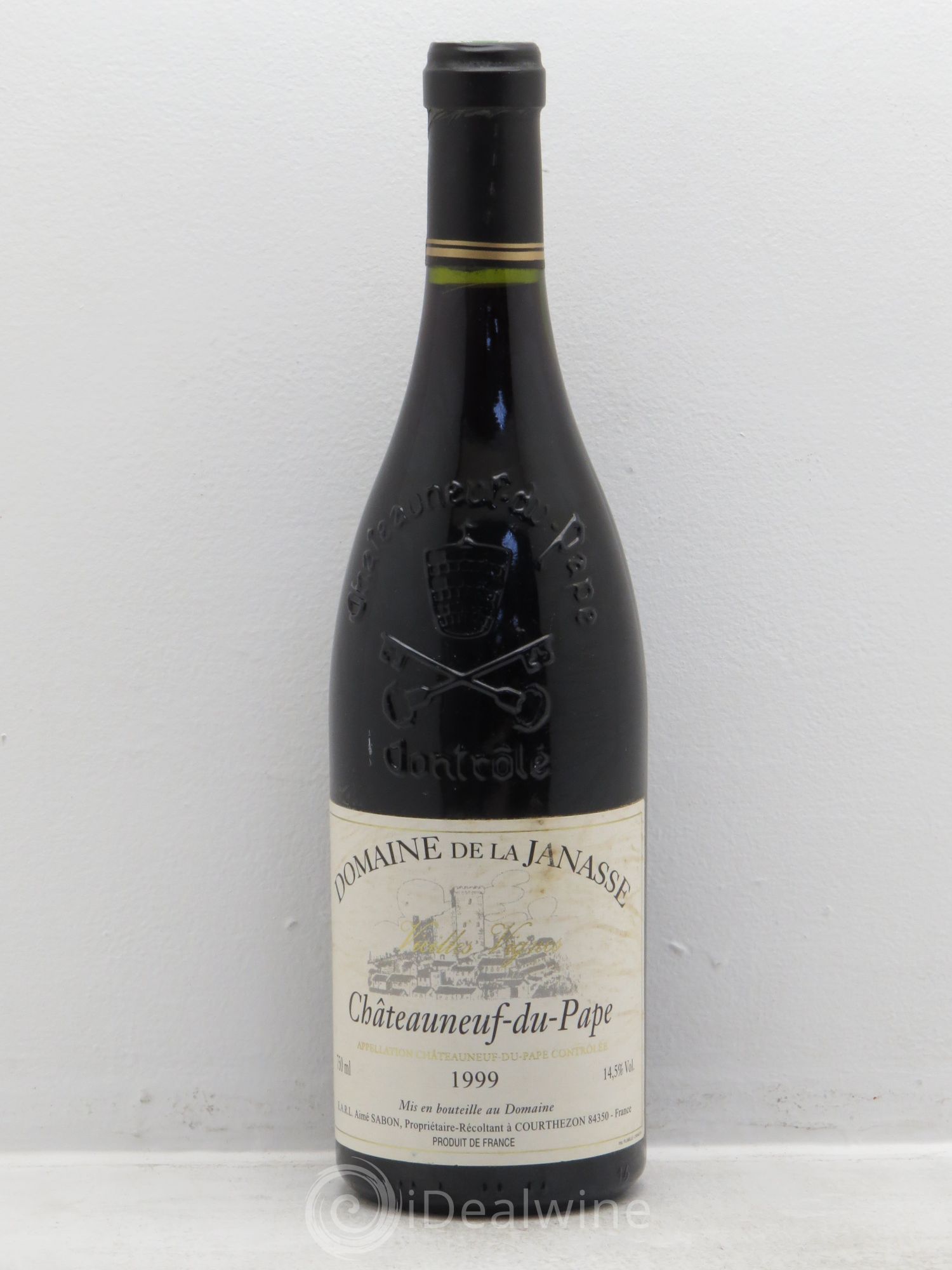 Châteauneuf-du-Pape Cuvée Vieilles Vignes La Janasse (Domaine de) 1999 - Lot de 1 bouteille - 0
