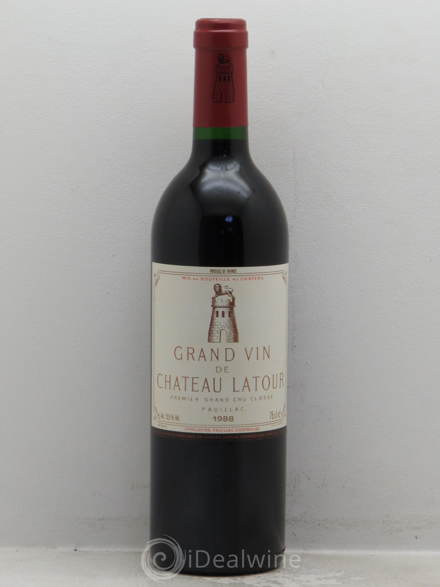 Château Latour 1er Grand Cru Classé 1988 - Lot de 1 bouteille - 0