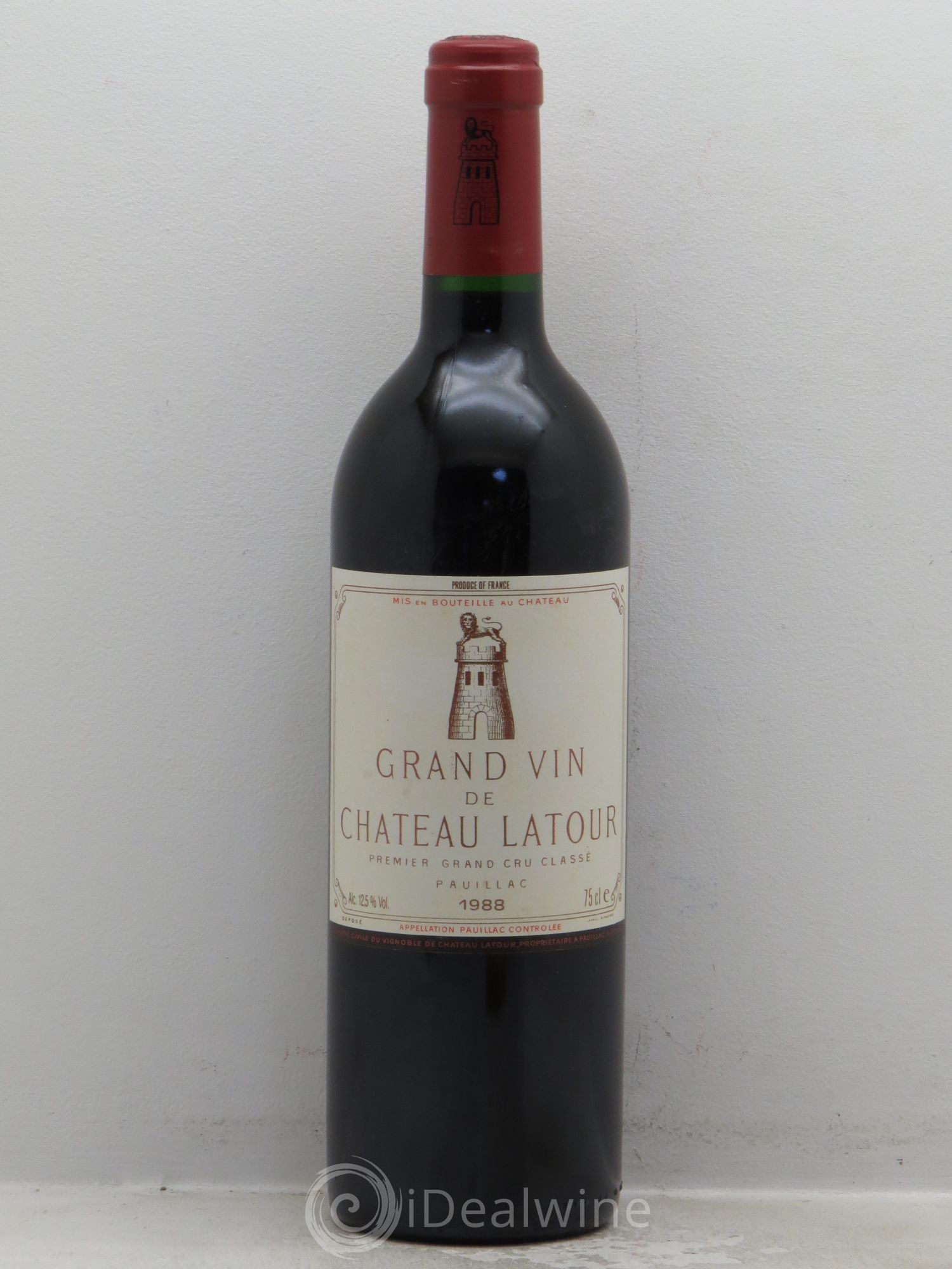 Château Latour 1er Grand Cru Classé 1988 - Lot de 1 bouteille - 0