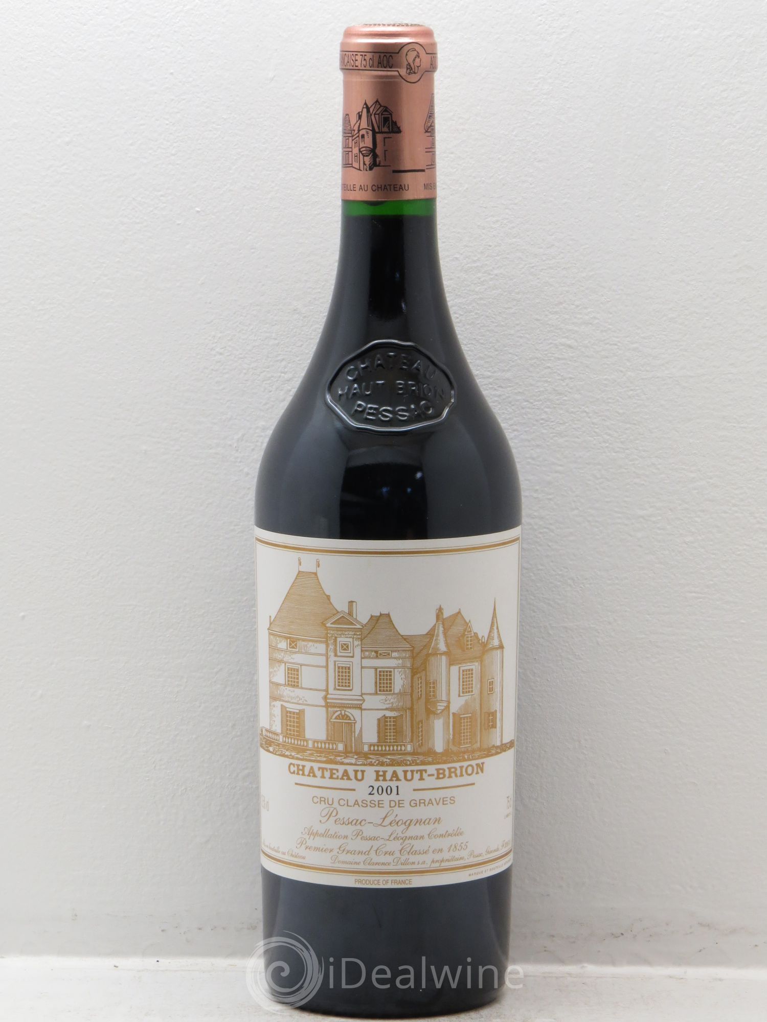 Château Haut Brion 1er Grand Cru Classé 2001 - Lot de 1 bouteille - 0