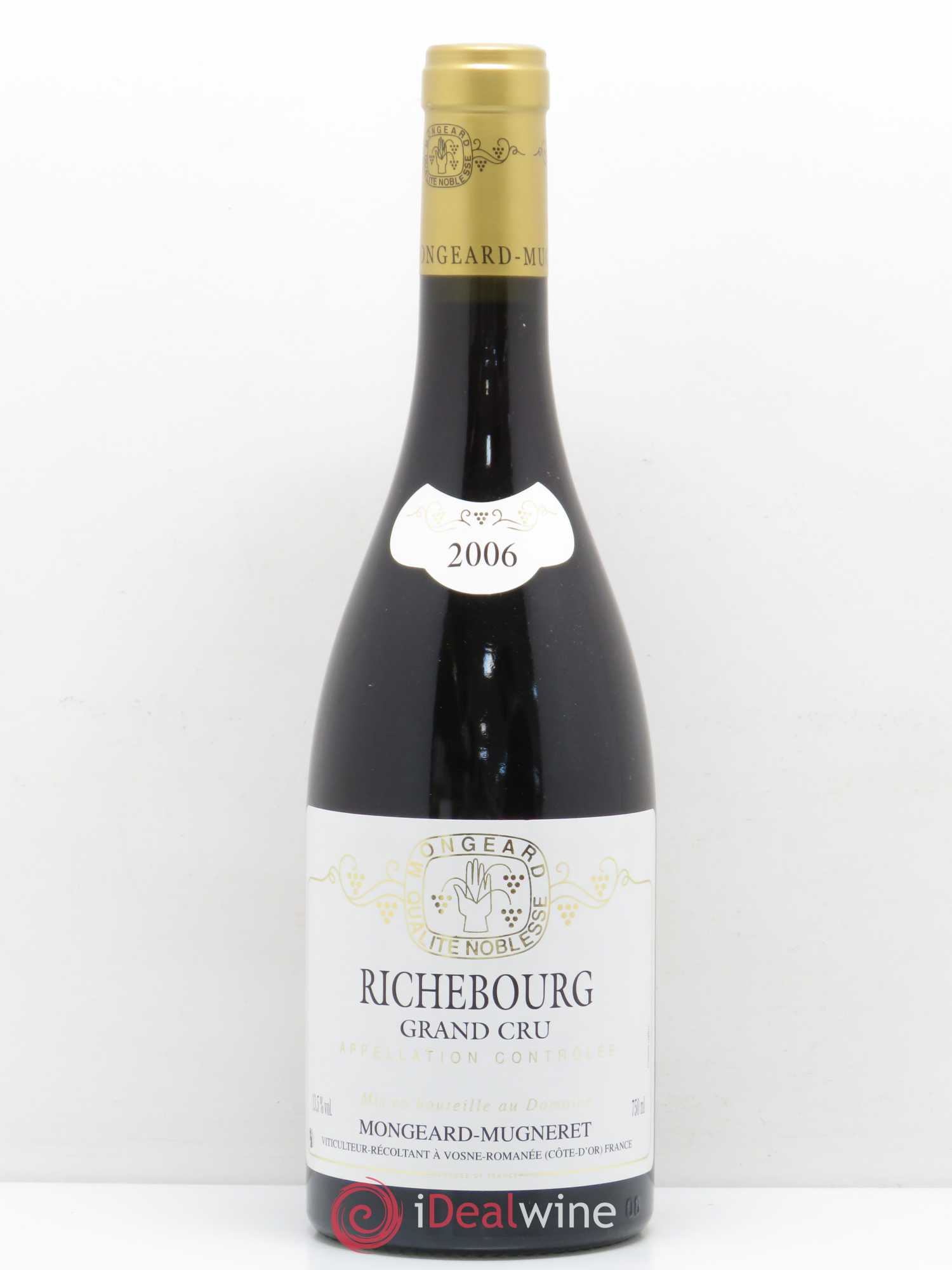 Richebourg Grand Cru Mongeard-Mugneret (Domaine) 2006 - Lot de 1 bouteille - 0