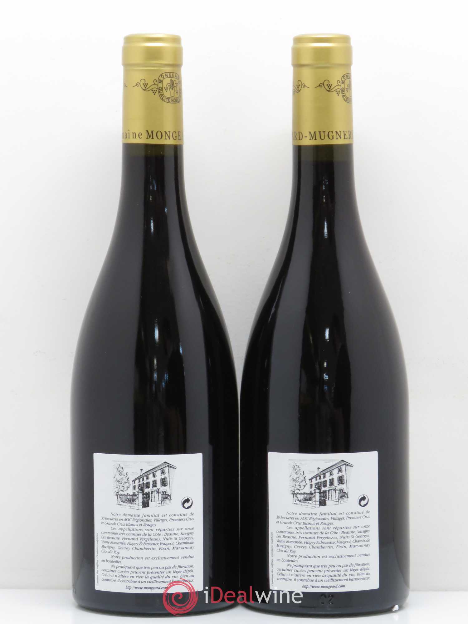 Richebourg Grand Cru Mongeard-Mugneret (Domaine) 2008 - Lot de 2 bouteilles - 1