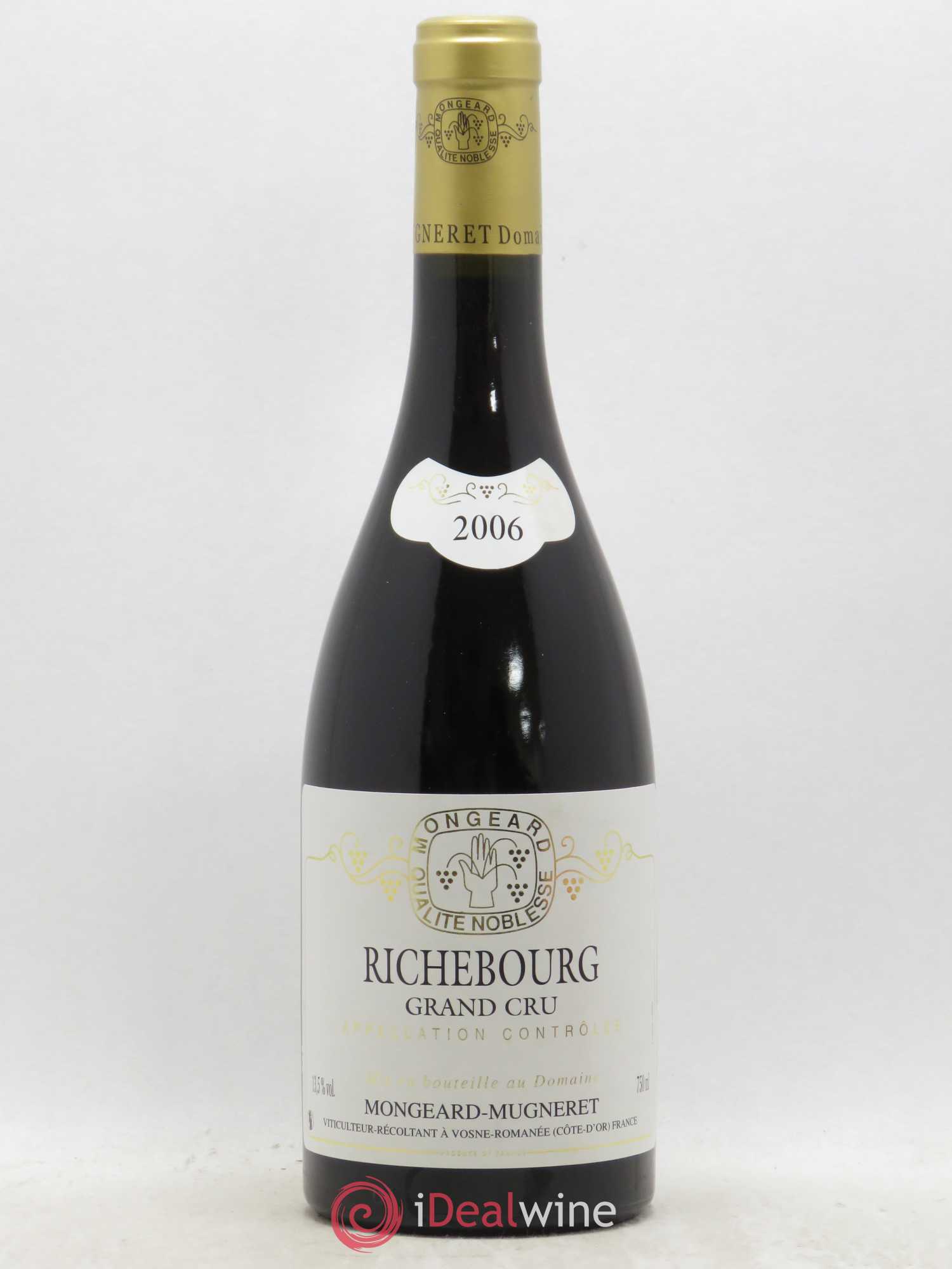 Richebourg Grand Cru Mongeard-Mugneret (Domaine) 2006 - Lot de 1 bouteille - 0