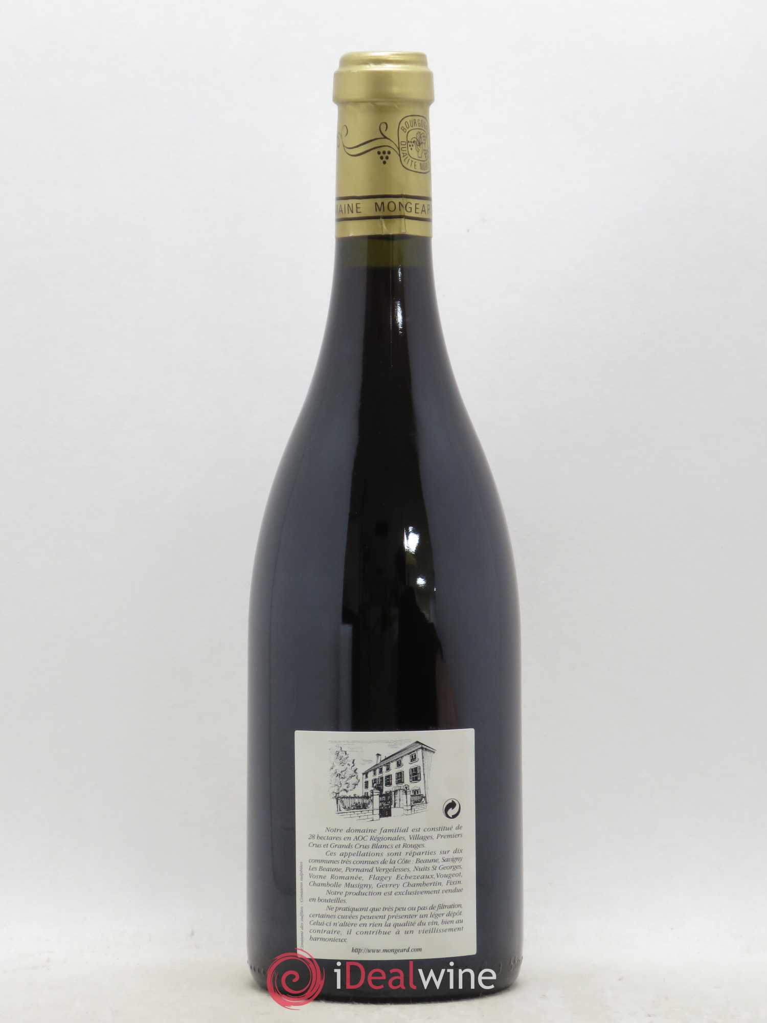 Richebourg Grand Cru Mongeard-Mugneret (Domaine) 2004 - Lot de 1 bouteille - 1
