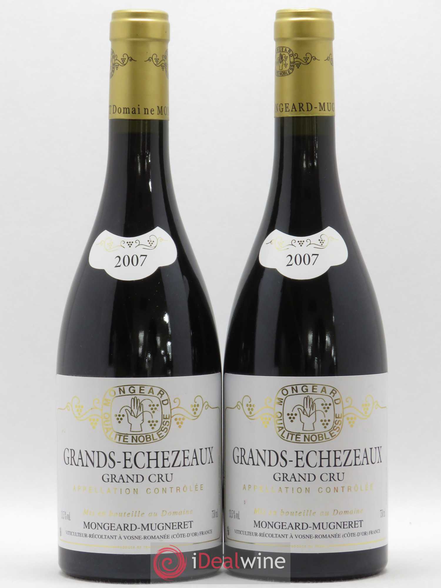 Grands-Echezeaux Grand Cru Mongeard-Mugneret (Domaine) 2007 - Lot de 2 bouteilles - 0