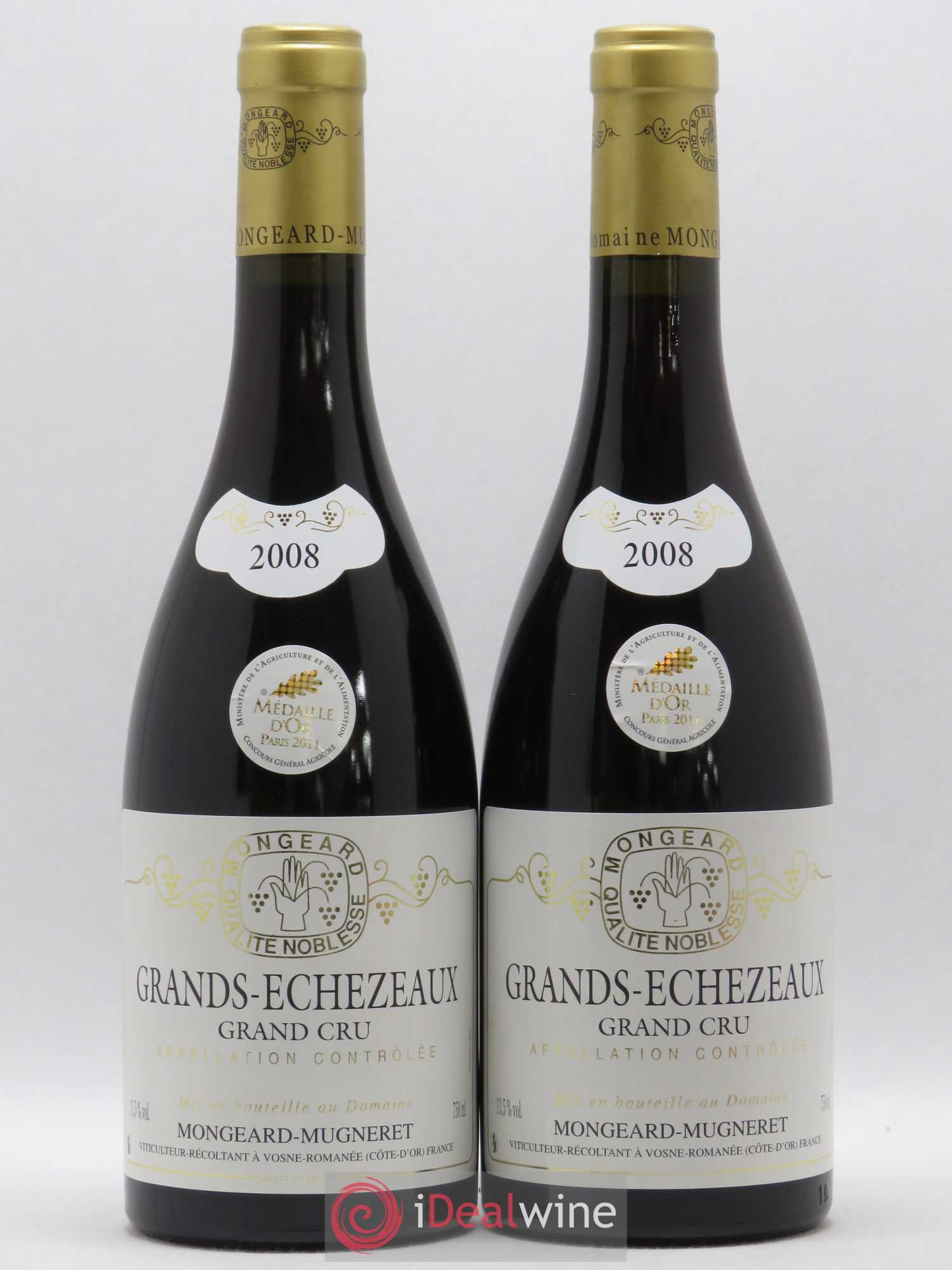 Grands-Echezeaux Grand Cru Mongeard-Mugneret (Domaine) 2008 - Lot de 2 bouteilles - 0