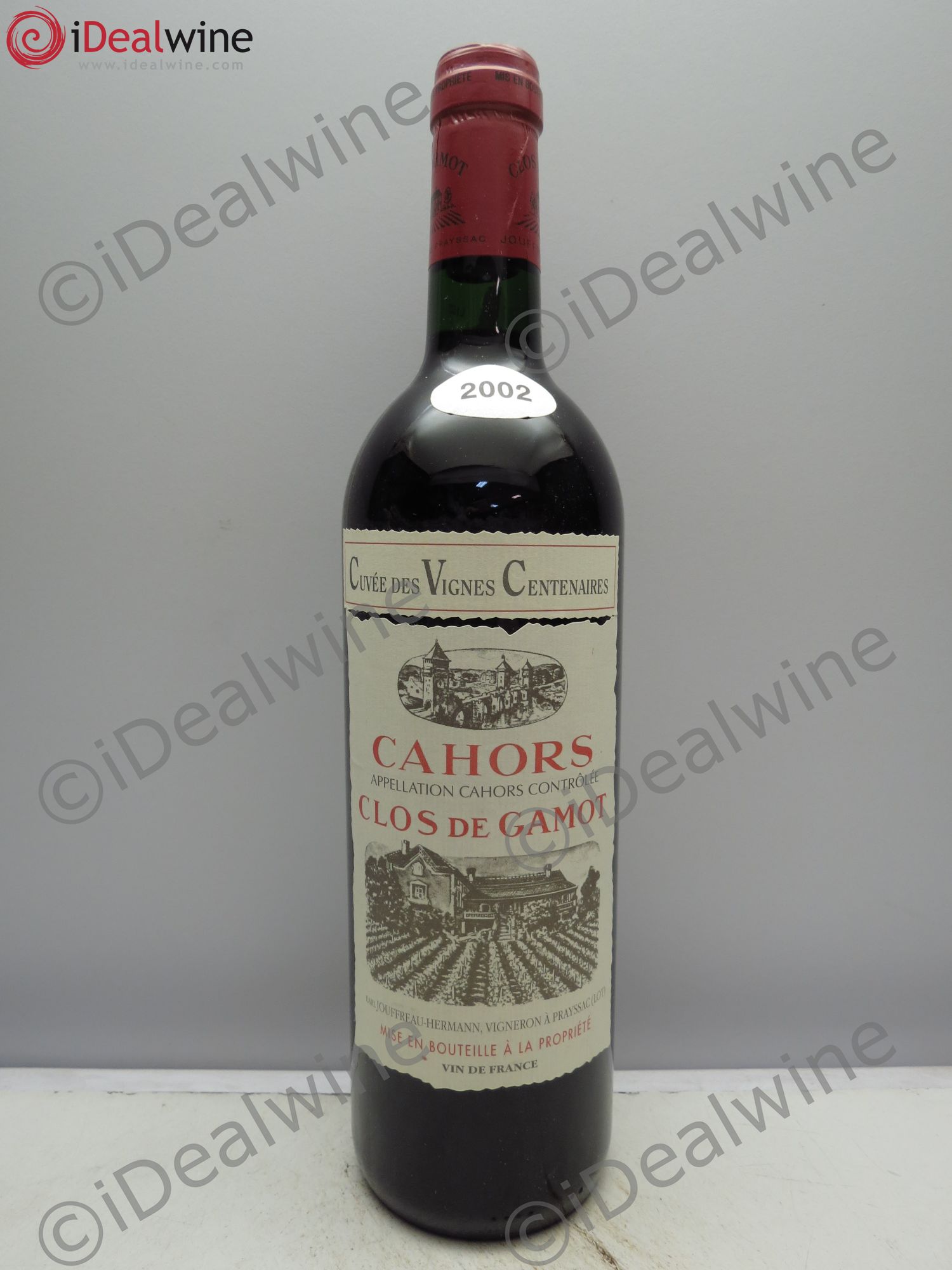 Cahors Cuvée des Vignes Centenaires 2002 - Posten von 1 Flasche - 0