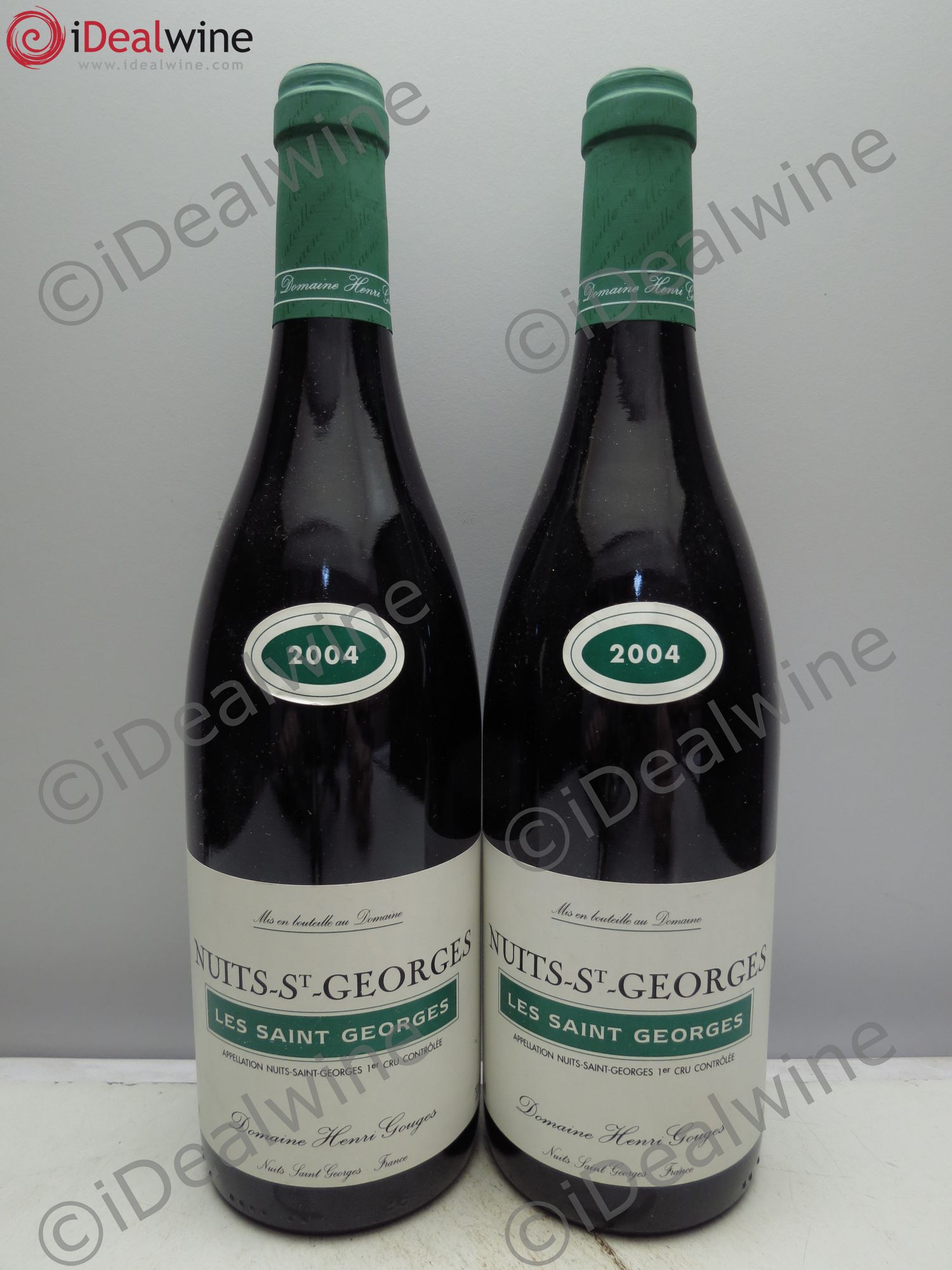 Nuits-Saint-Georges 1er Cru Les Saints Georges Henri Gouges 2004 - Lot de 2 bouteilles - 0