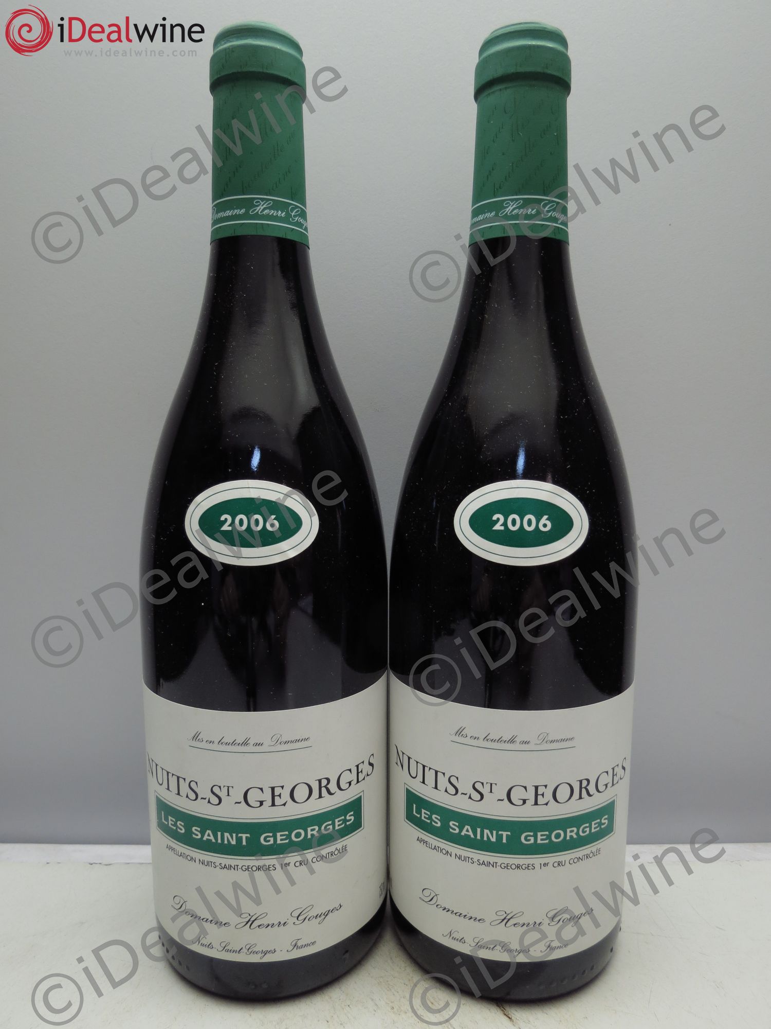 Nuits-Saint-Georges 1er Cru Les Saints Georges Henri Gouges 2006 - Lot de 2 bouteilles - 0