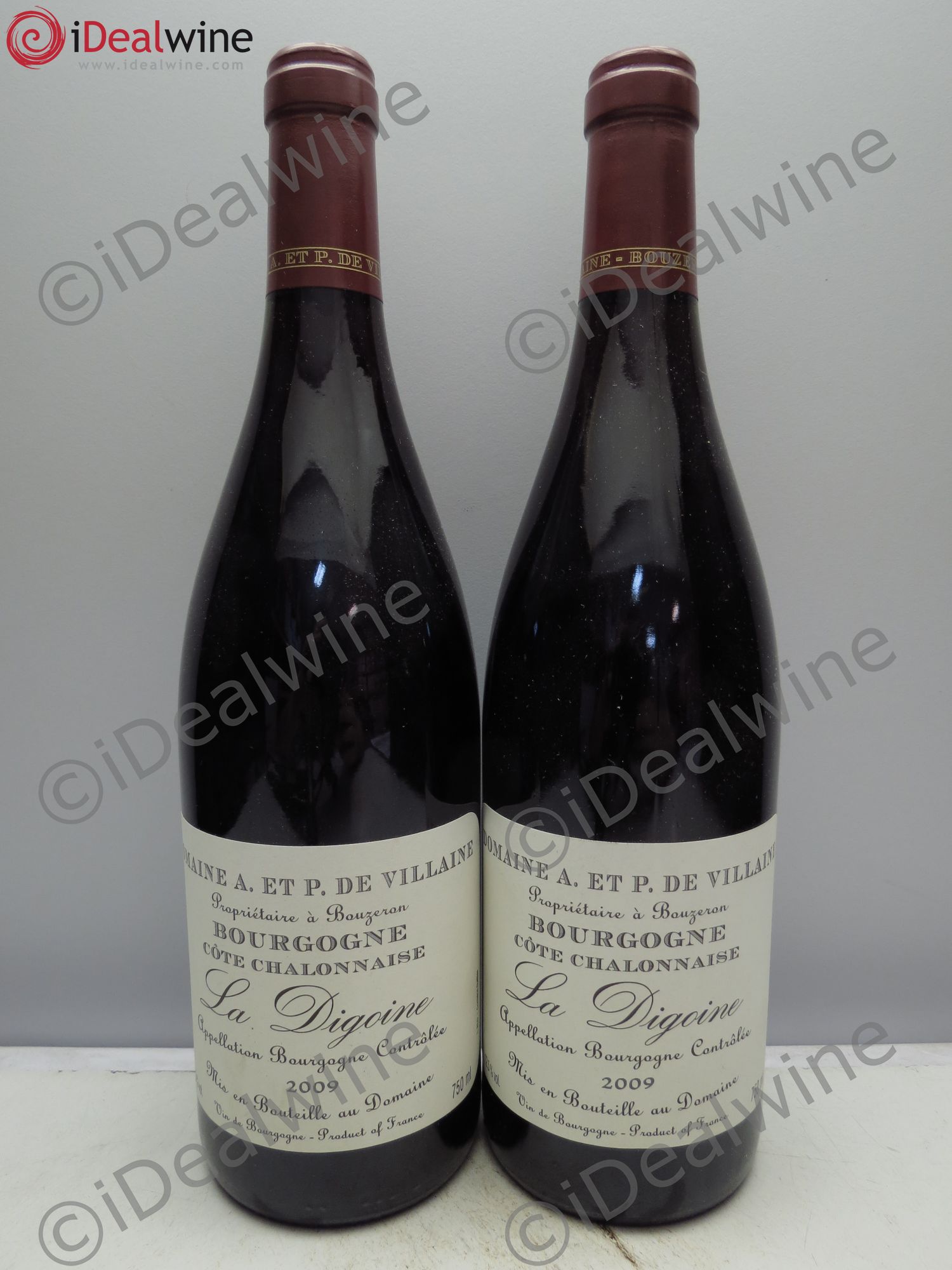 Bourgogne Côte Chalonnaise la Digoine Domaine Aubert de Villaine 2009 - Posten von 2 Flaschen - 0