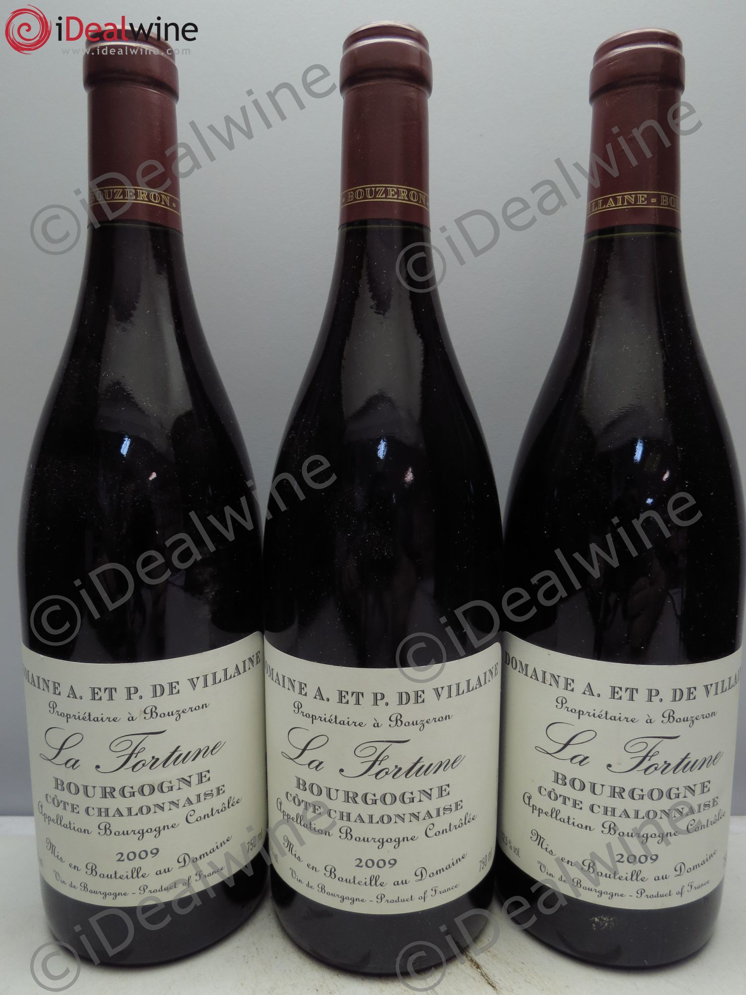 Bourgogne Côte Chalonnaise la Fortune Domaine Aubert de Villaine 2009 - Posten von 3 Flaschen - 0