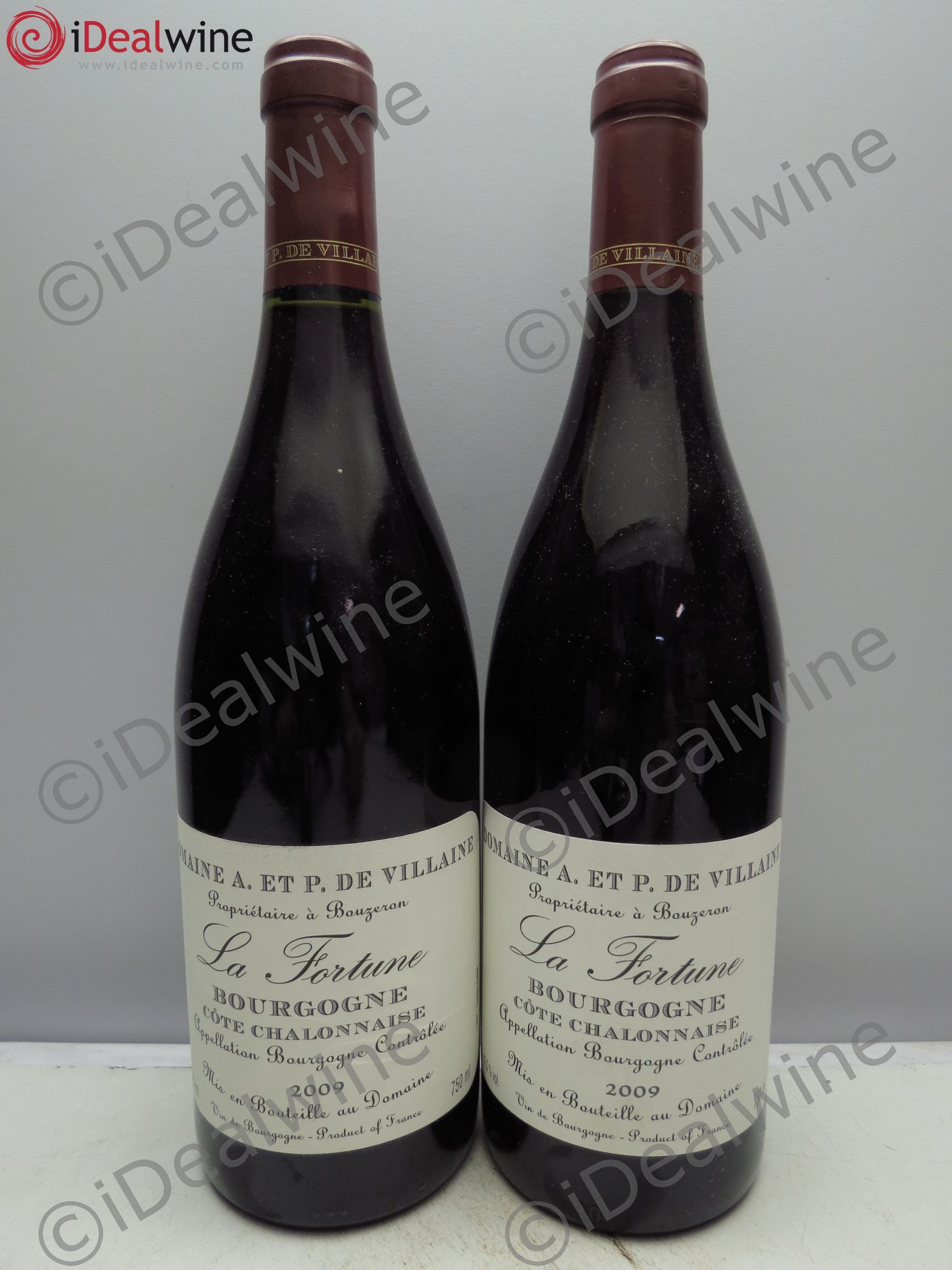 Bourgogne Côte Chalonnaise la Fortune Domaine Aubert de Villaine 2009 - Posten von 2 Flaschen - 0