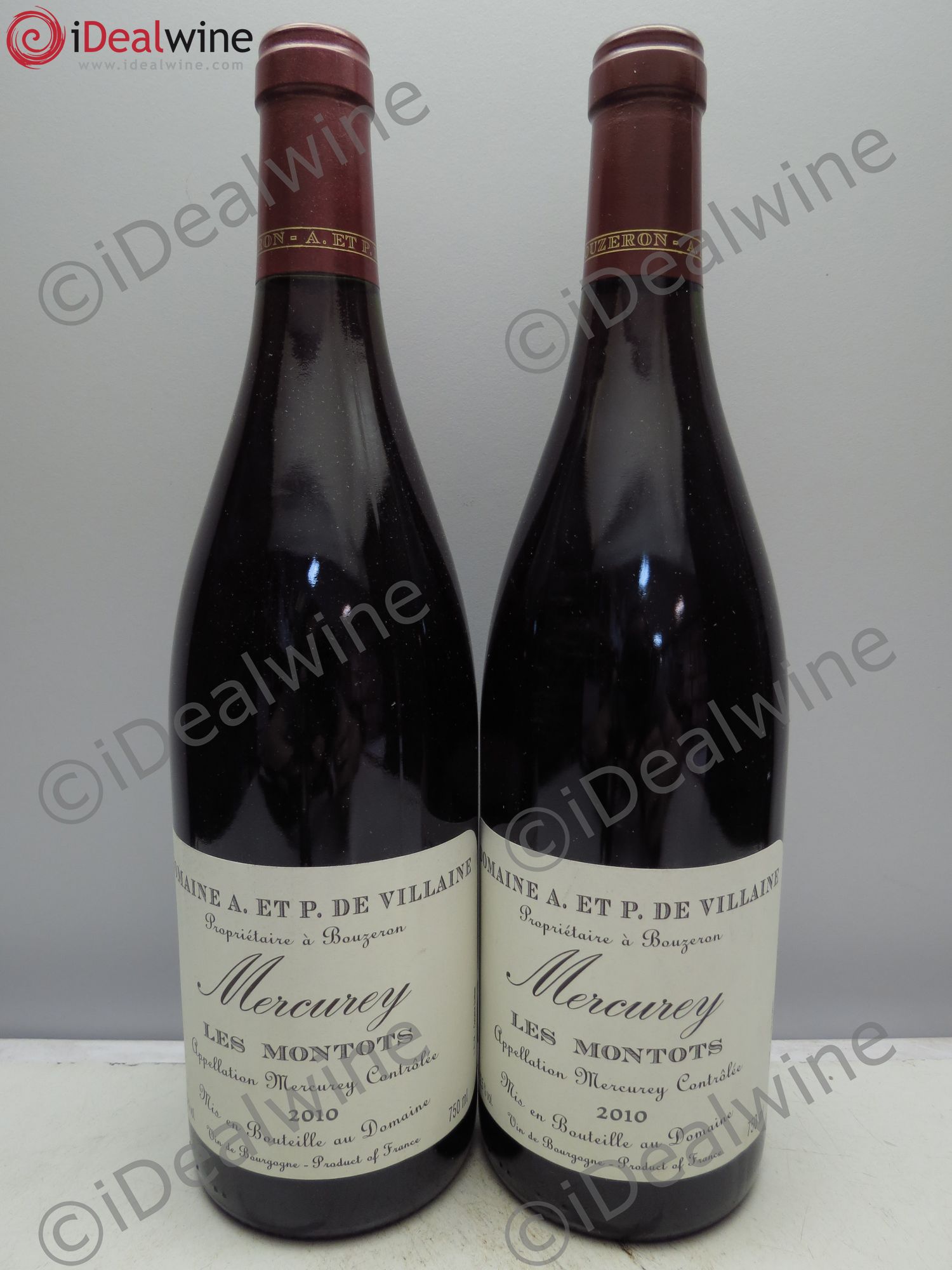 Mercurey les Montots Domaine Aubert de Villaine 2010 - Posten von 2 Flaschen - 0