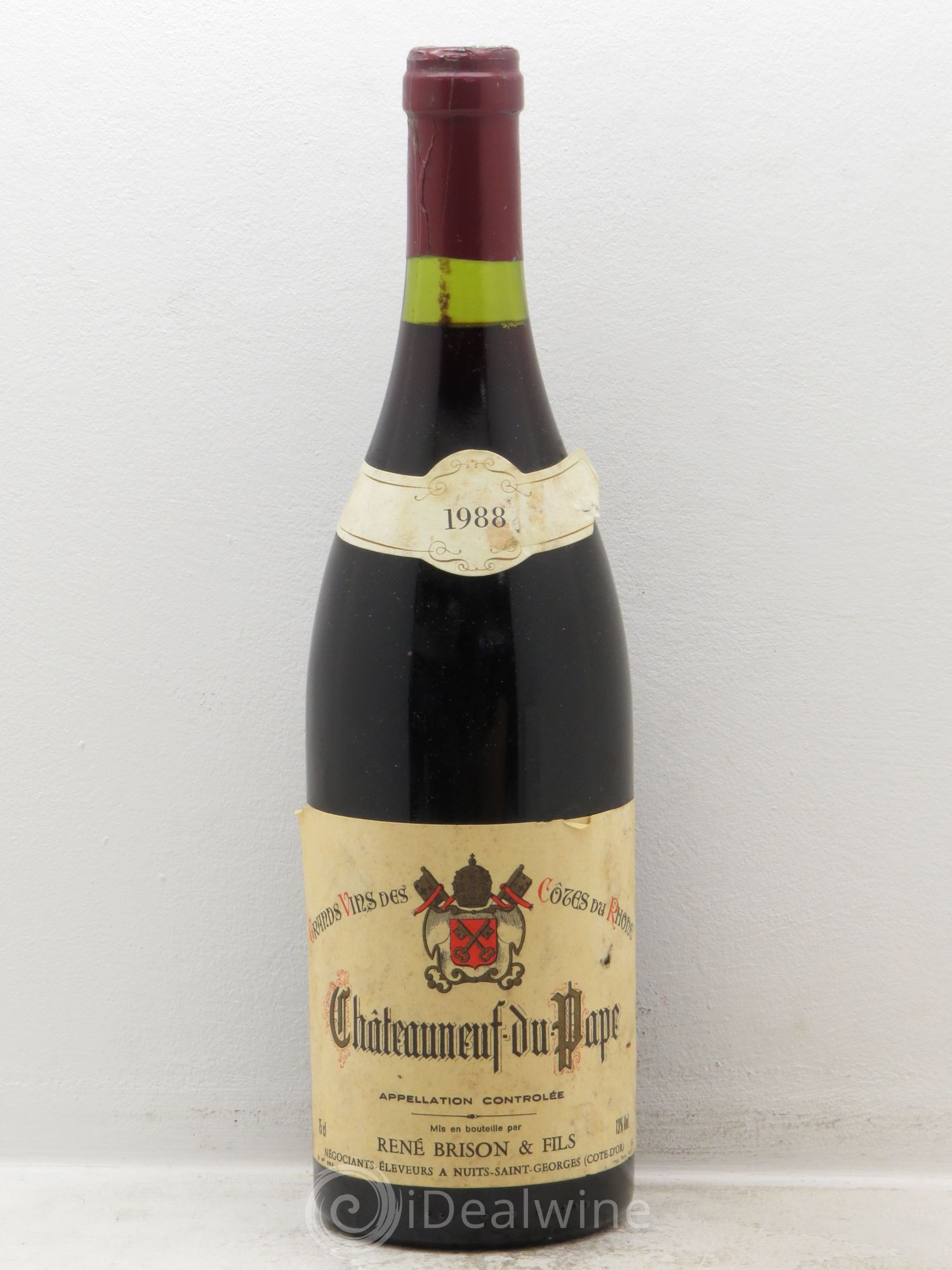 Châteauneuf-du-Pape Domaine René Brison et Fils 1988 - Lot de 1 bouteille - 0