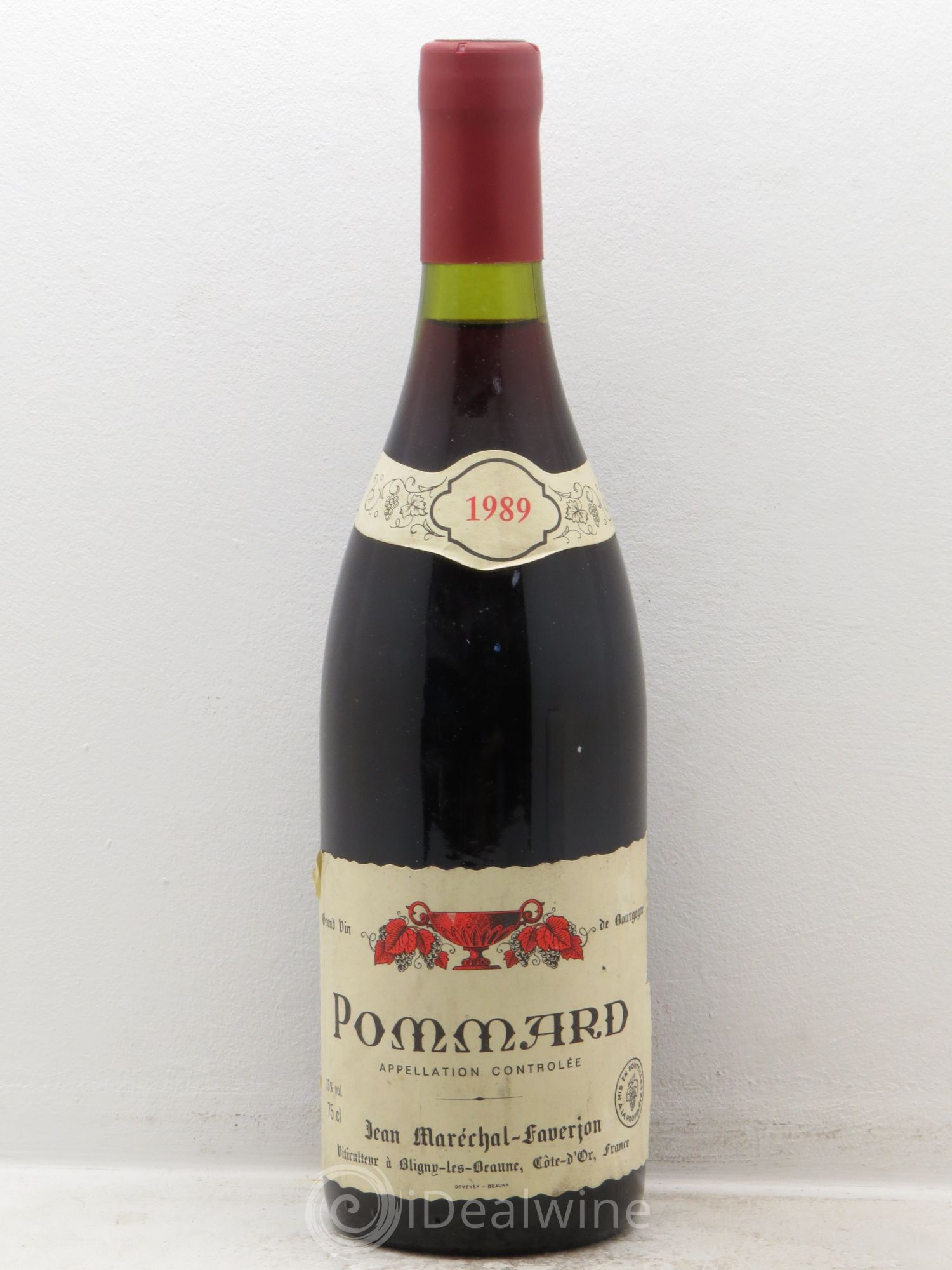 Pommard Domaine Jean Maréchal-Laverjon 1989 - Posten von 1 Flasche - 0