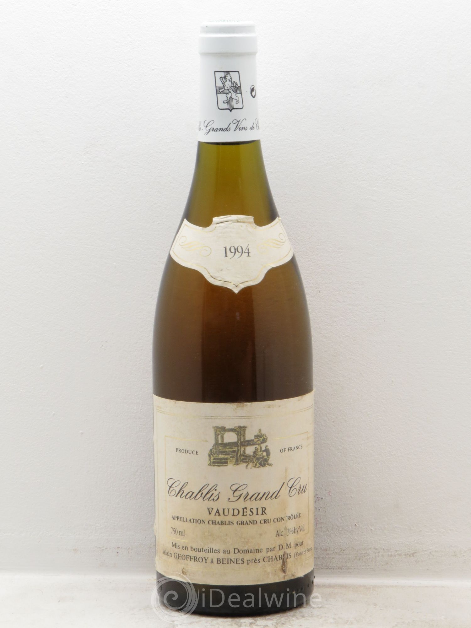 Chablis Grand Cru Alain Geoffroy 1994 - Posten von 1 Flasche - 0