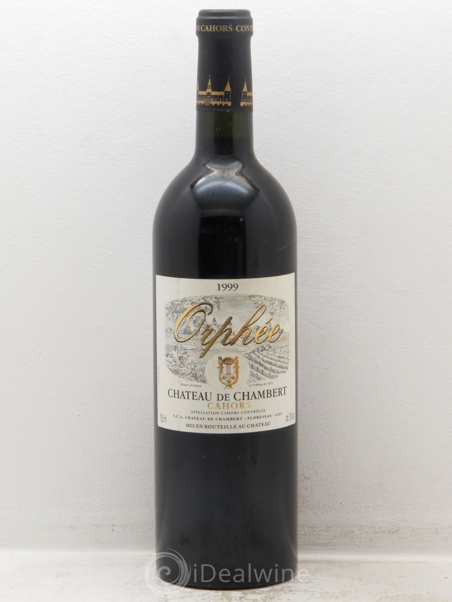 Cahors Orphée Château de Chambert 1999 - Lot de 1 bouteille - 0