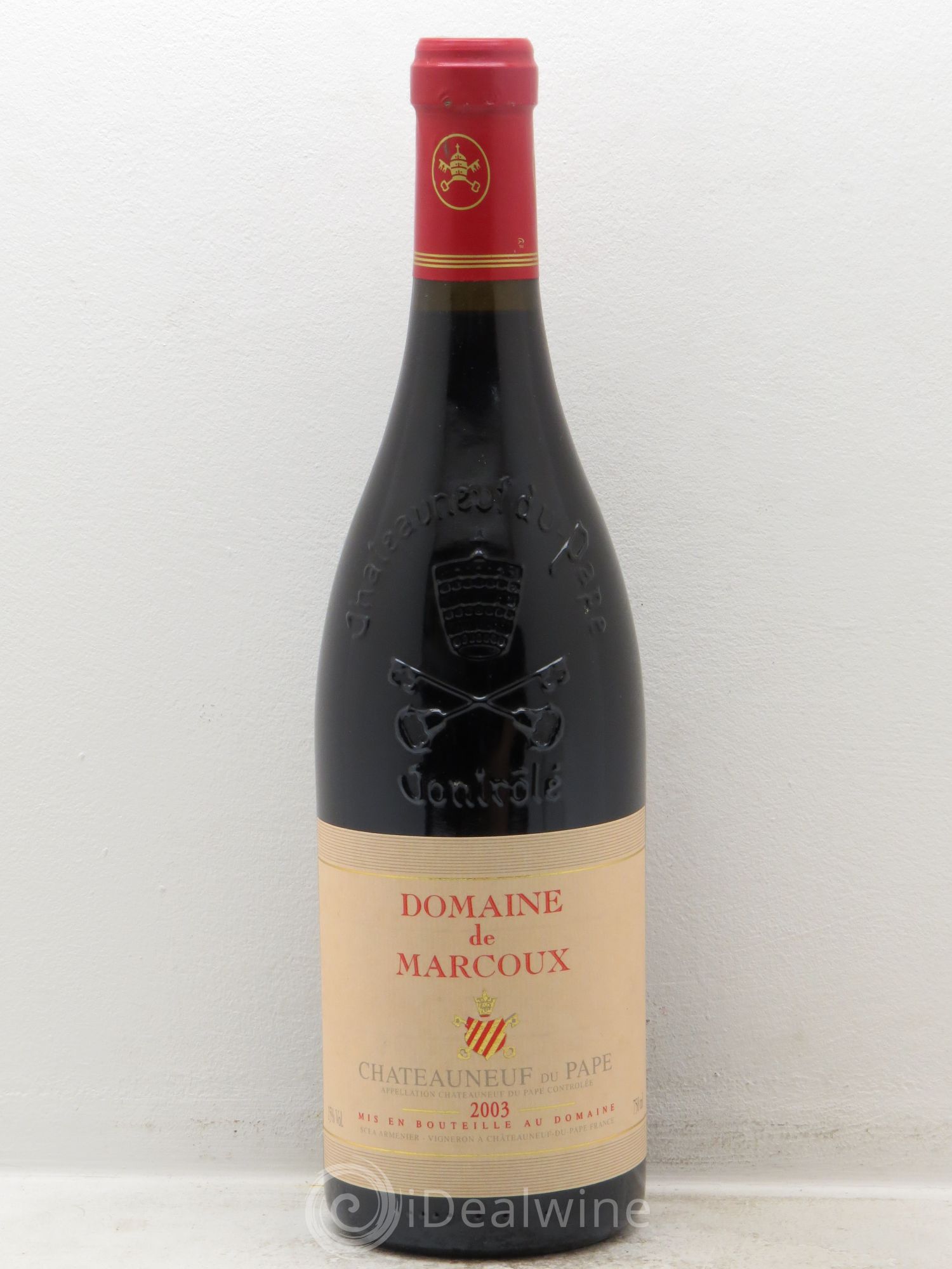 Châteauneuf-du-Pape Marcoux (Domaine de) 2003 - Lot de 1 bouteille - 0