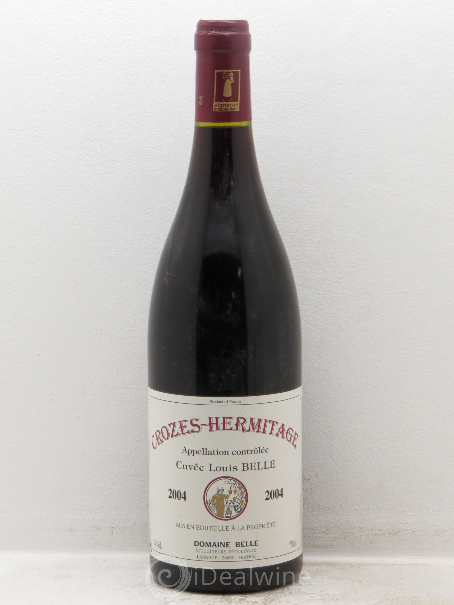Crozes-Hermitage Cuvée Louis Belle Domaine Belle 2004 - Lot de 1 bouteille - 0