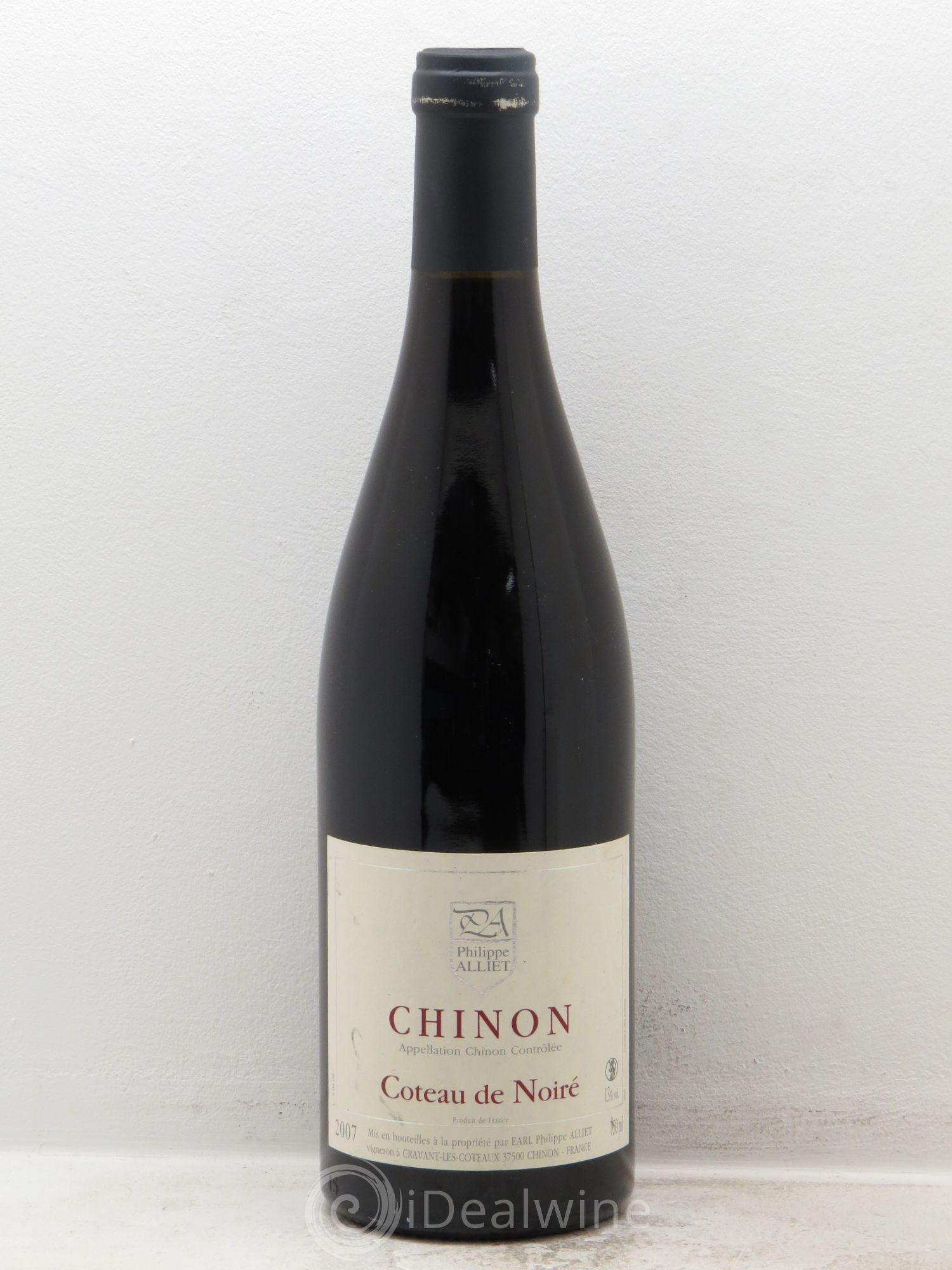 Chinon Coteau de Noiré Philippe Alliet 2007 - Lot de 1 bouteille - 0