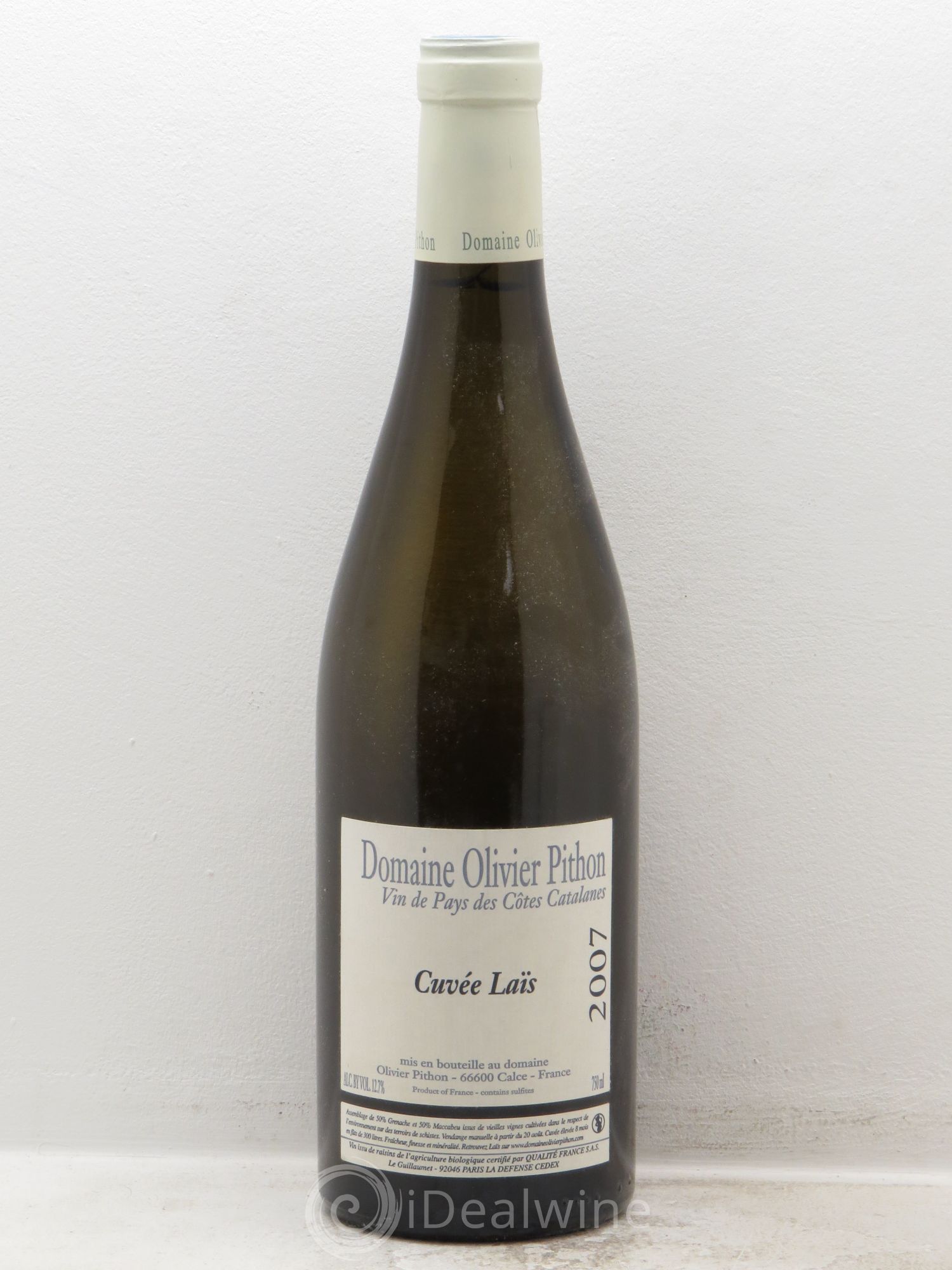 Côtes du Roussillon Olivier Pithon Laïs 2007 - Lot de 1 bouteille - 0