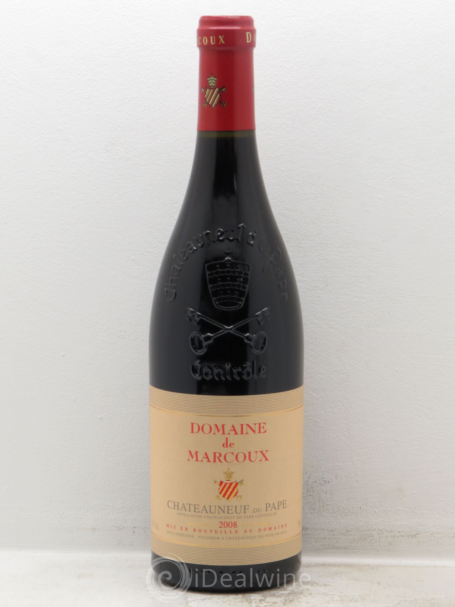 Châteauneuf-du-Pape Marcoux (Domaine de) 2008 - Lot de 1 bouteille - 0