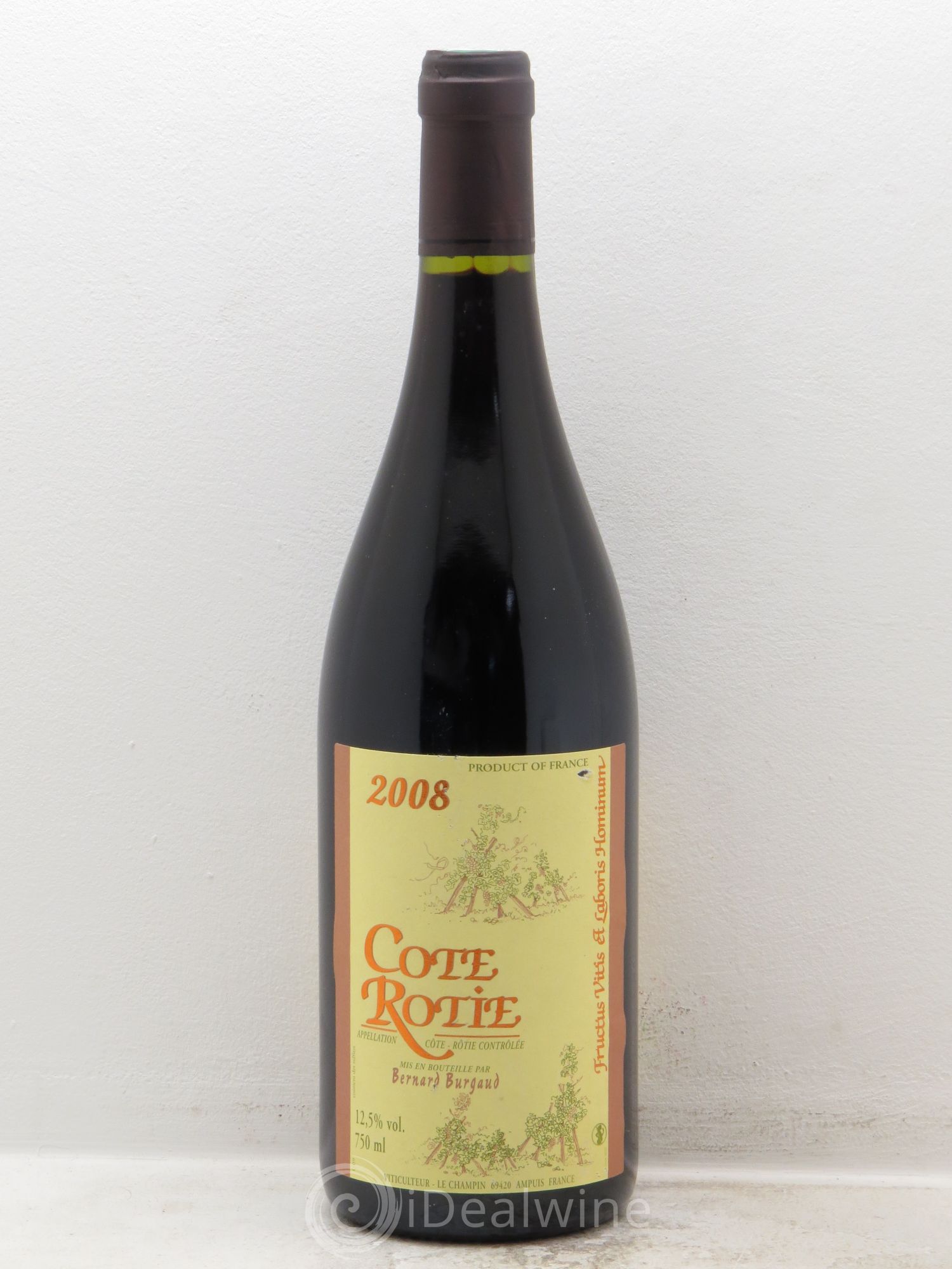 Côte-Rôtie Bernard Burgaud 2008 - Lot de 1 bouteille - 0