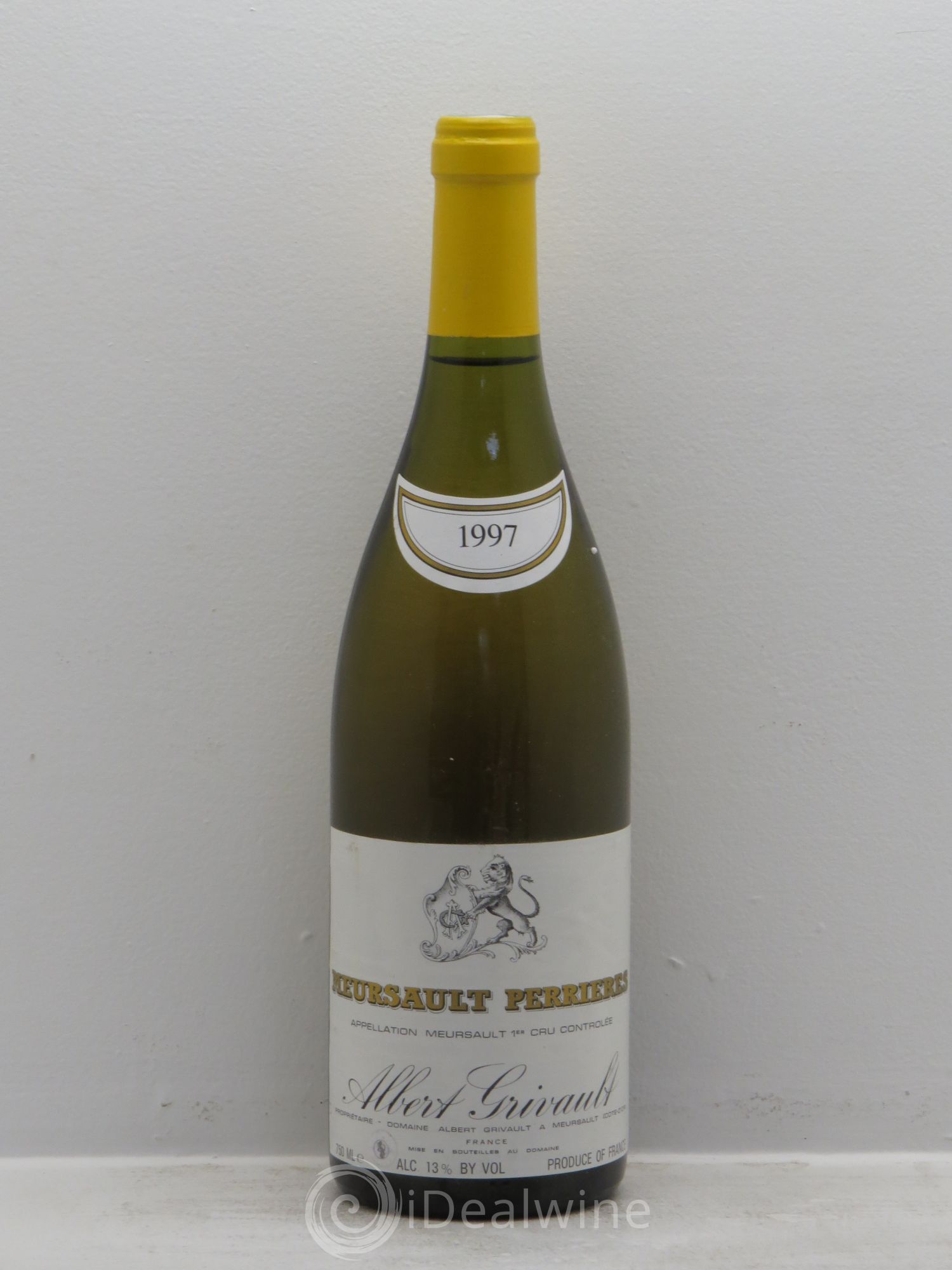 Meursault 1er Cru Perrières Albert Grivault 1997 - Lot de 1 bouteille - 0