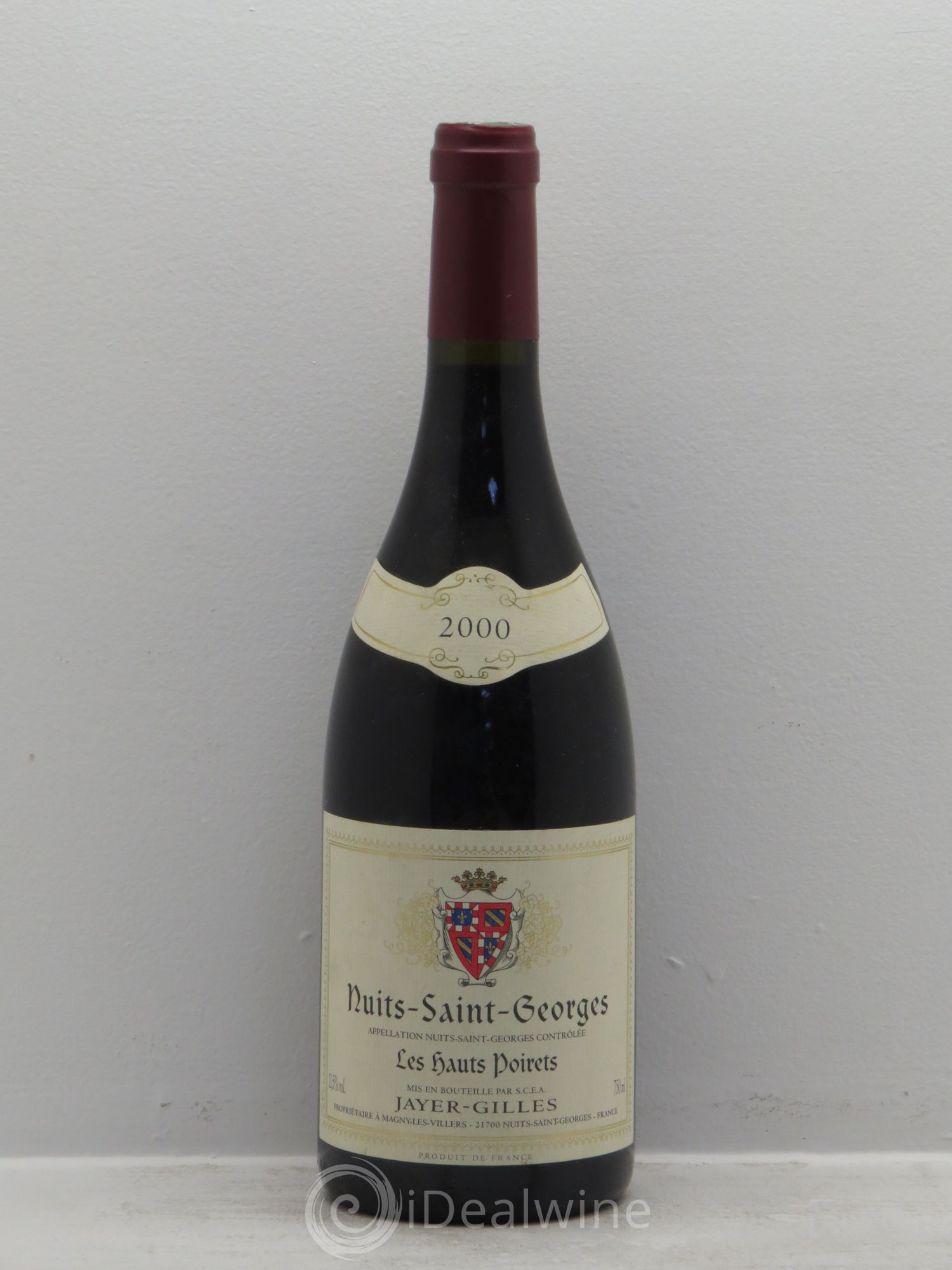 Nuits-Saint-Georges Les Hauts Poirets Hoffmann-Jayer (anciennement Jayer-Gilles) 2000 - Lot de 1 bouteille - 0