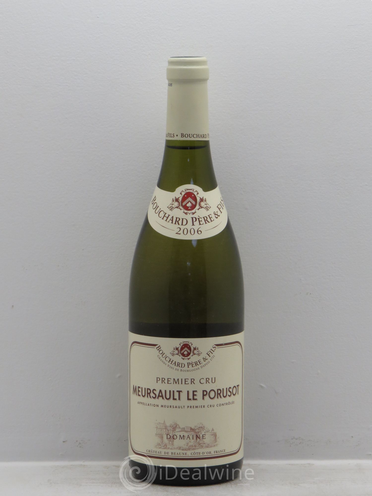Meursault 1er Cru Le Porusot Bouchard Père & Fils 2006 - Lot de 1 bouteille - 0