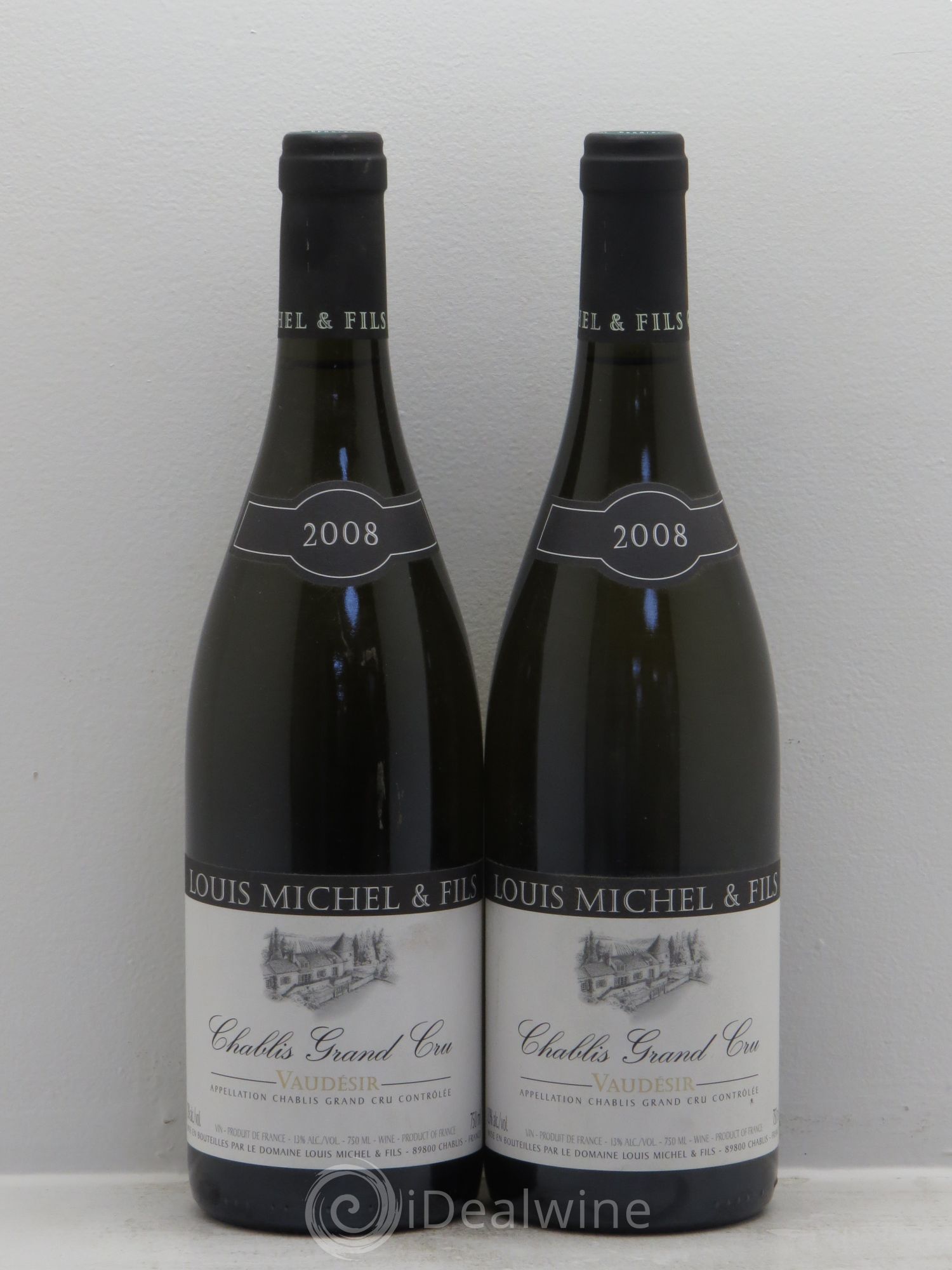 Chablis Grand Cru Vaudésir Louis Michel et Fils 2008 - Lot de 2 bouteilles - 0