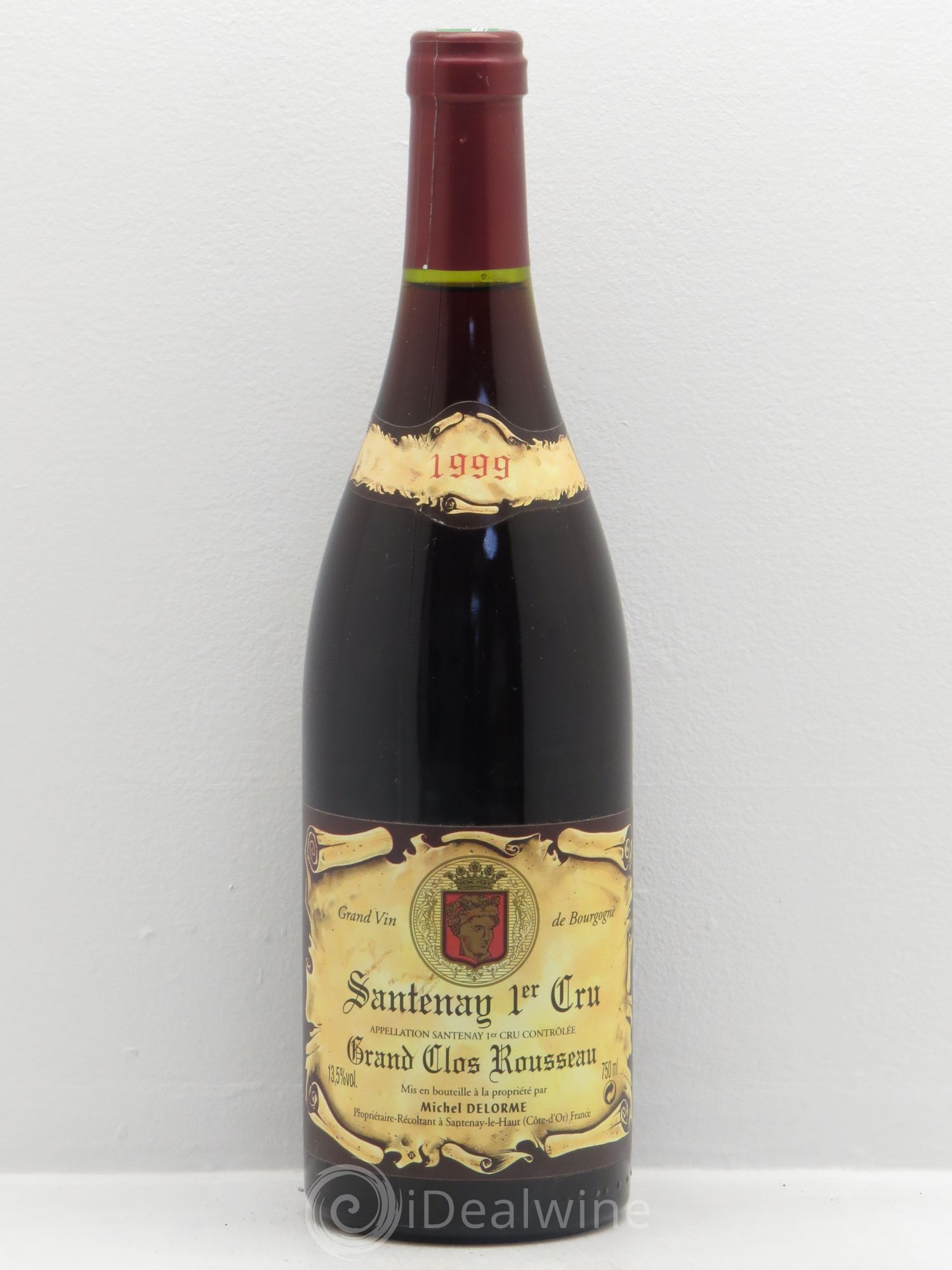 Santenay 1er Cru Grand Clos Rousseau Michel Delorme 1999 - Lot de 1 bouteille - 0