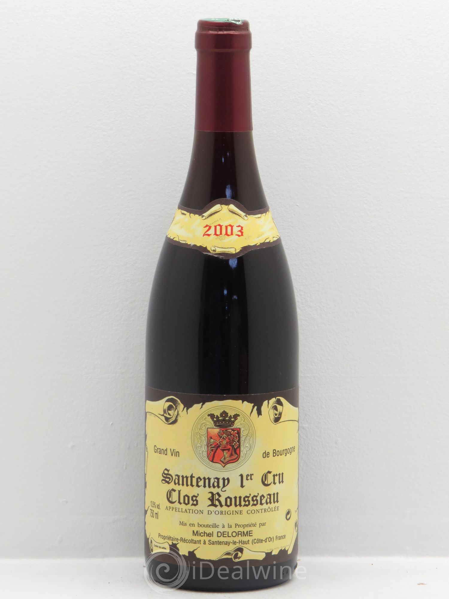 Santenay 1er Cru Clos Rousseau Michel Delorme 2003 - Lot de 1 bouteille - 0
