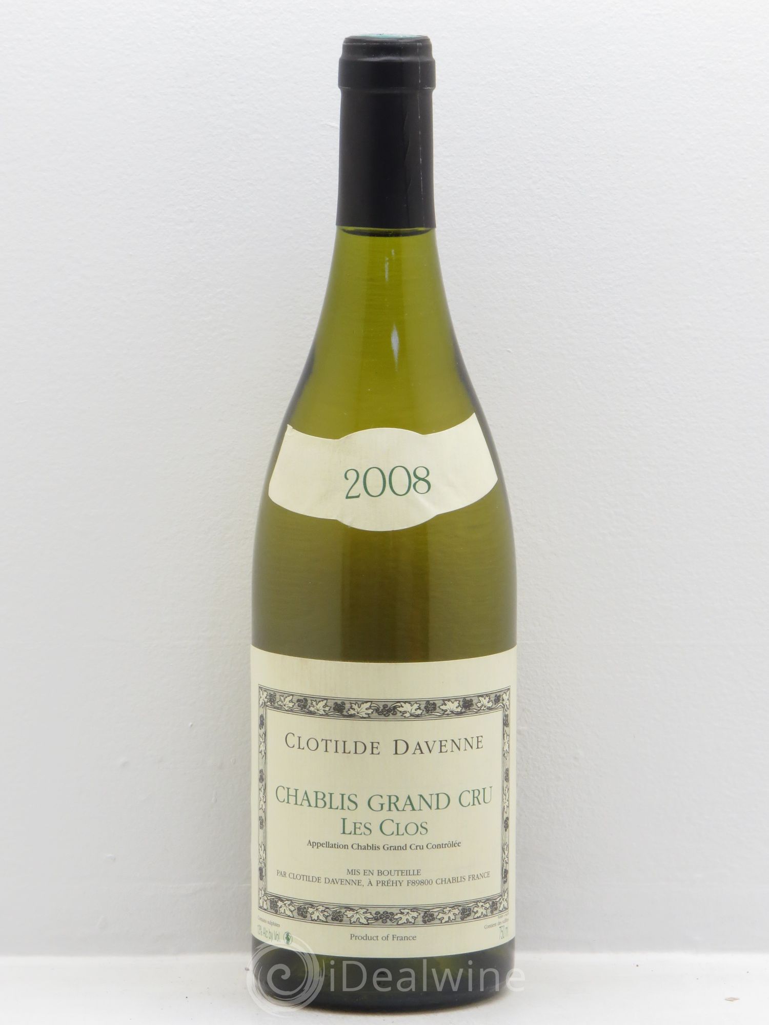Chablis Grand Cru Clotilde Davenne 2008 - Posten von 1 Flasche - 0