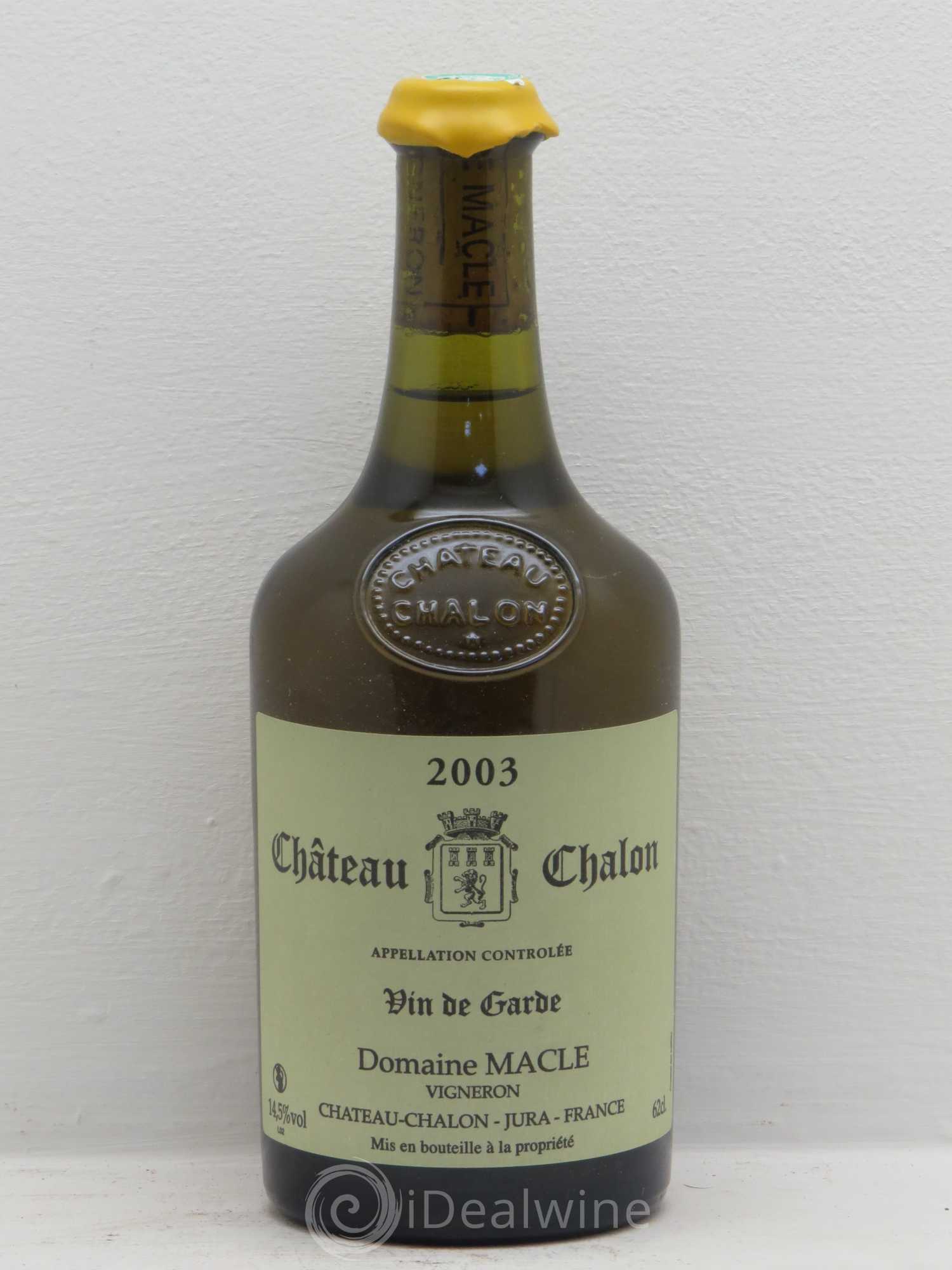 Château-Chalon Jean Macle 2003 - Lot de 1 bouteille - 0