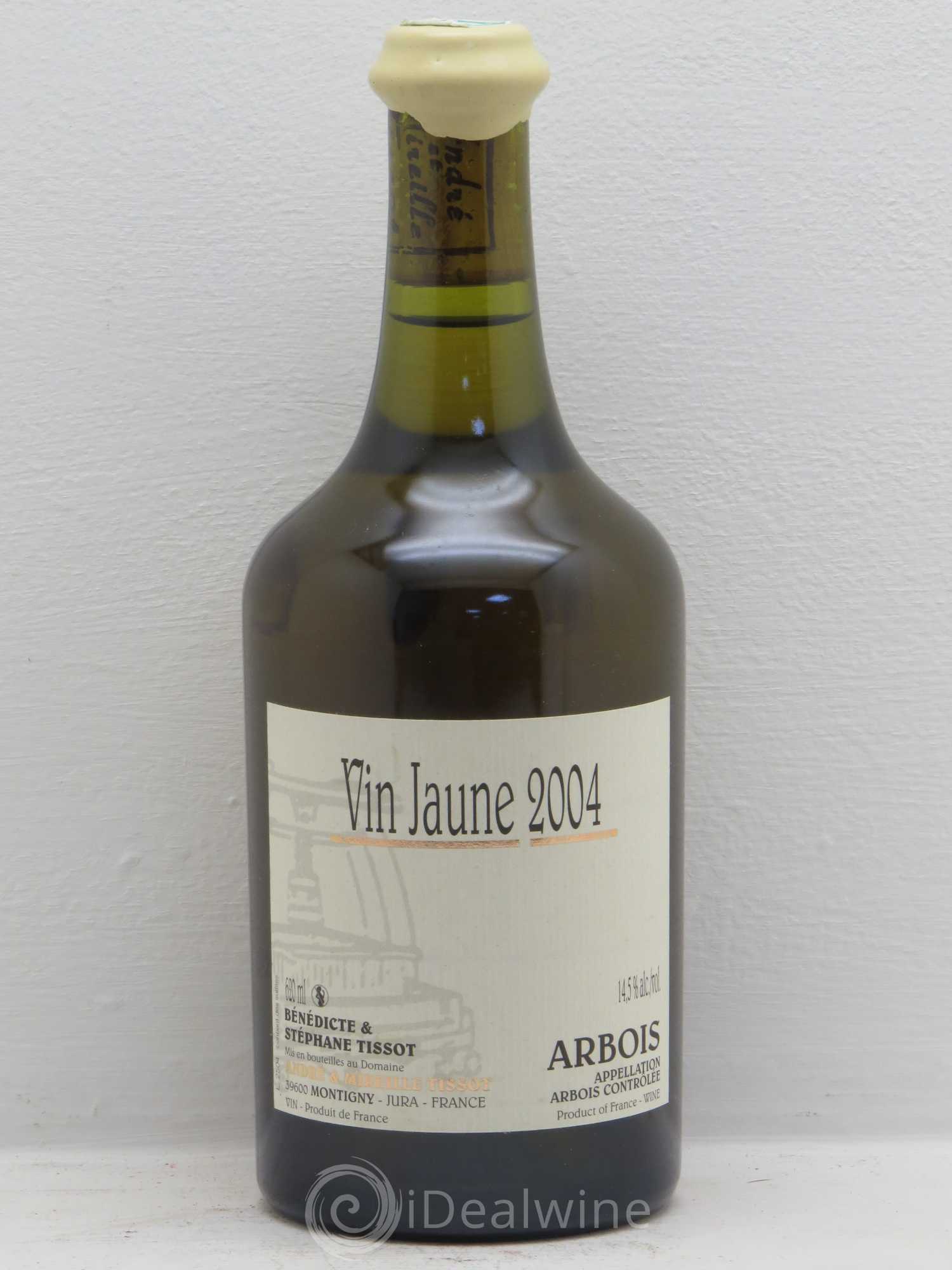 Arbois Vin Jaune Arbois Tissot 2004 - Posten von 1 Flasche - 0