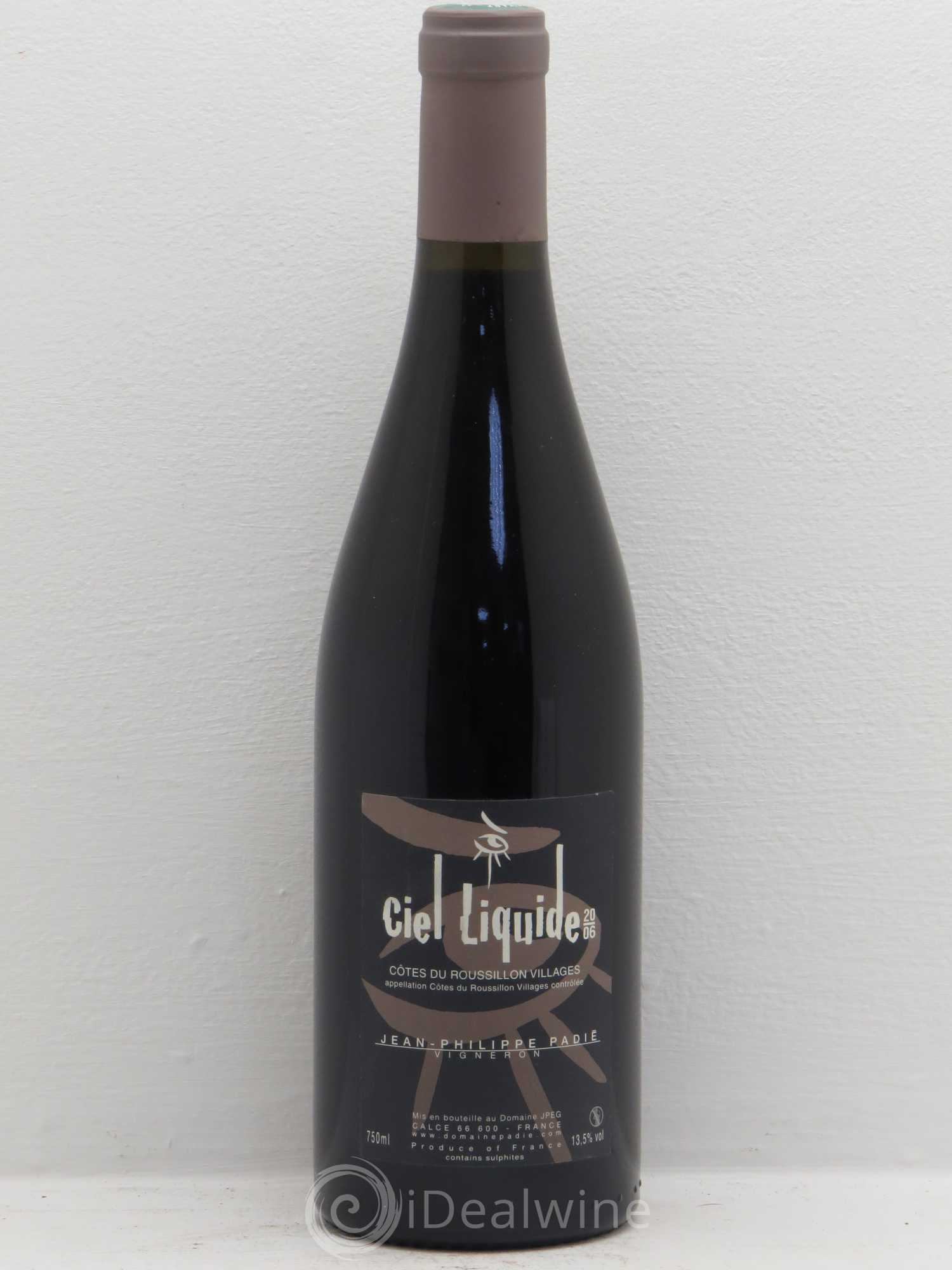 Côtes du Roussillon Ciel Liquide Jean Philippe Padié 2006 - Posten von 1 Flasche - 0