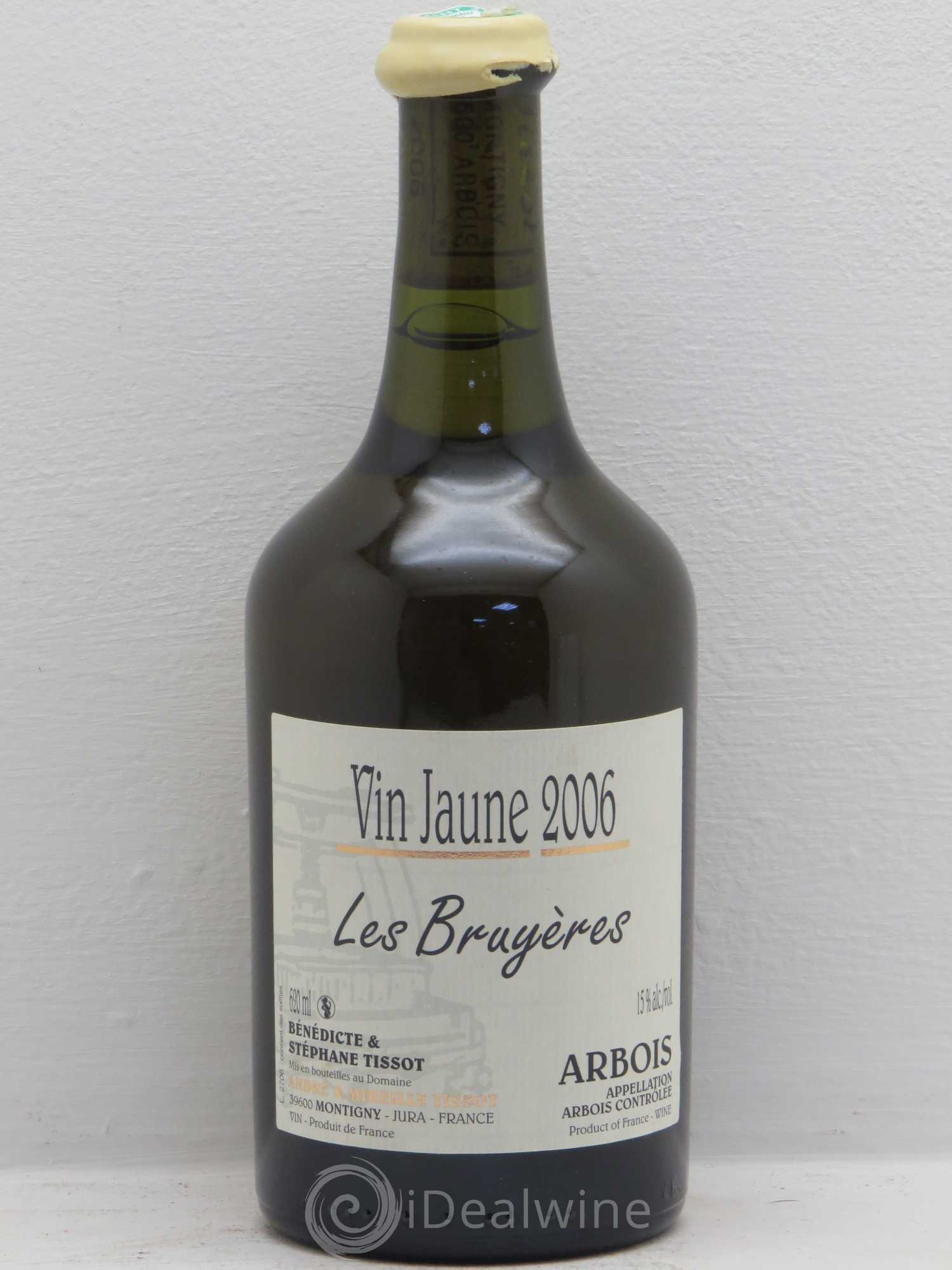 Arbois Vin Jaune Les Bruyères Bénédicte et Stéphane Tissot 2006 - Lot de 1 bouteille - 0