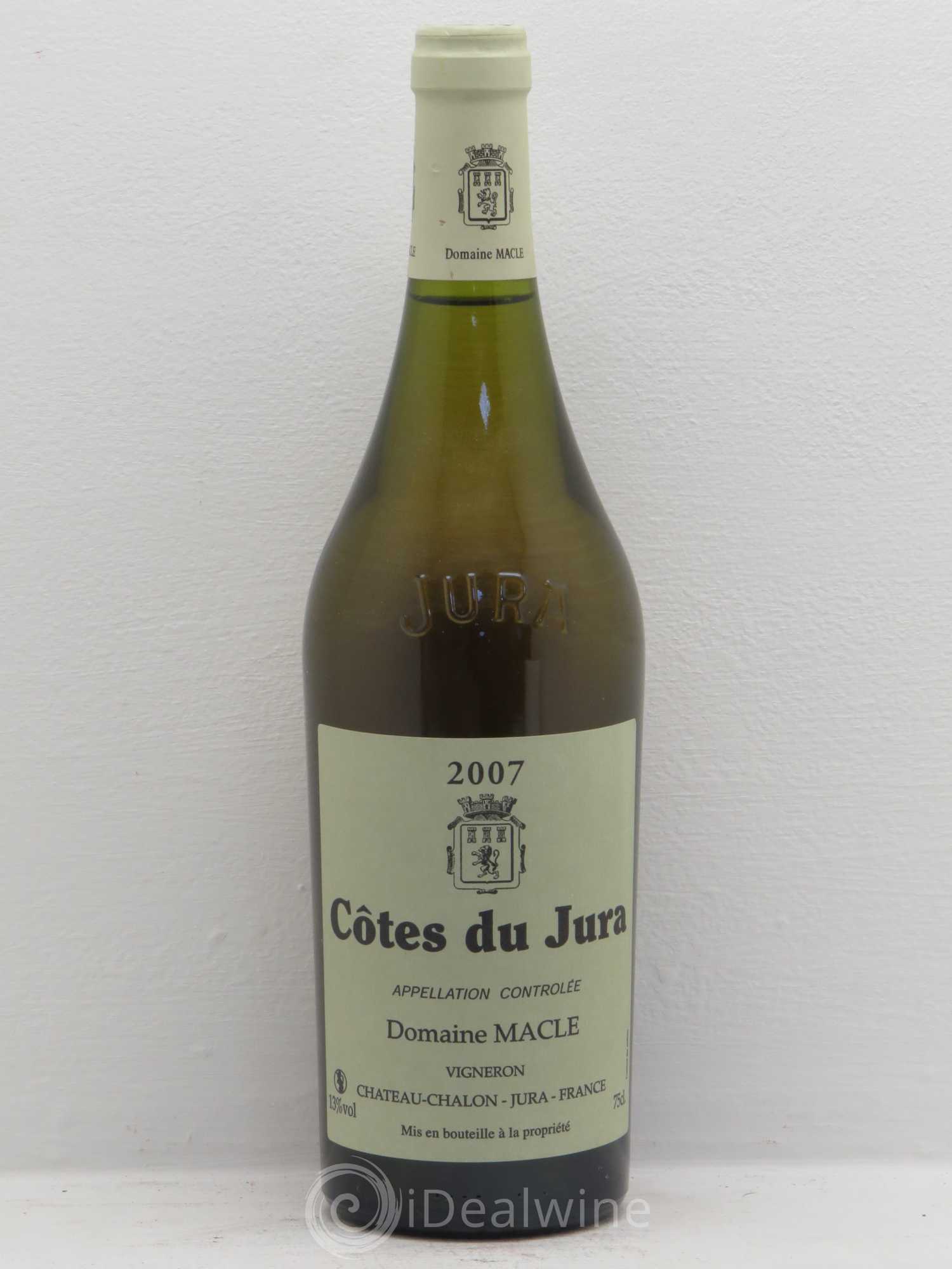 Côtes du Jura Jean Macle 2007 - Lot de 1 bouteille - 0