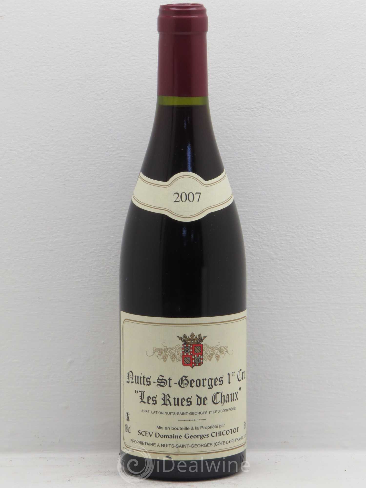 Nuits-Saint-Georges 1er Cru Les Rues de Chaux 2007 - Lot de 1 bouteille - 0