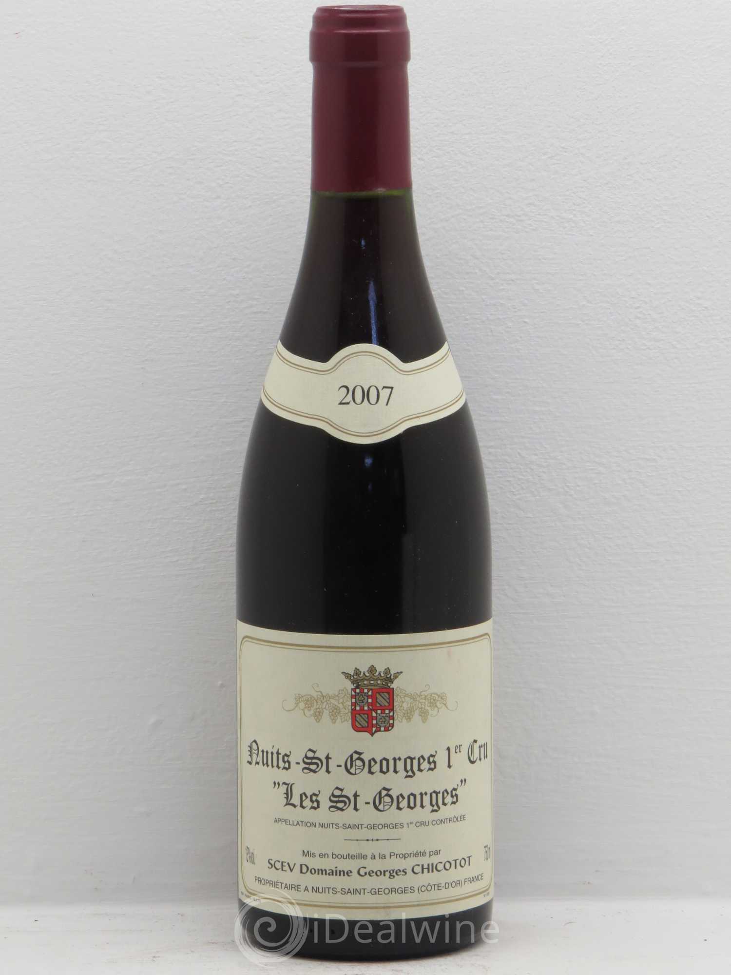 Nuits-Saint-Georges 1er Cru 2007 - Lot de 1 bouteille - 0