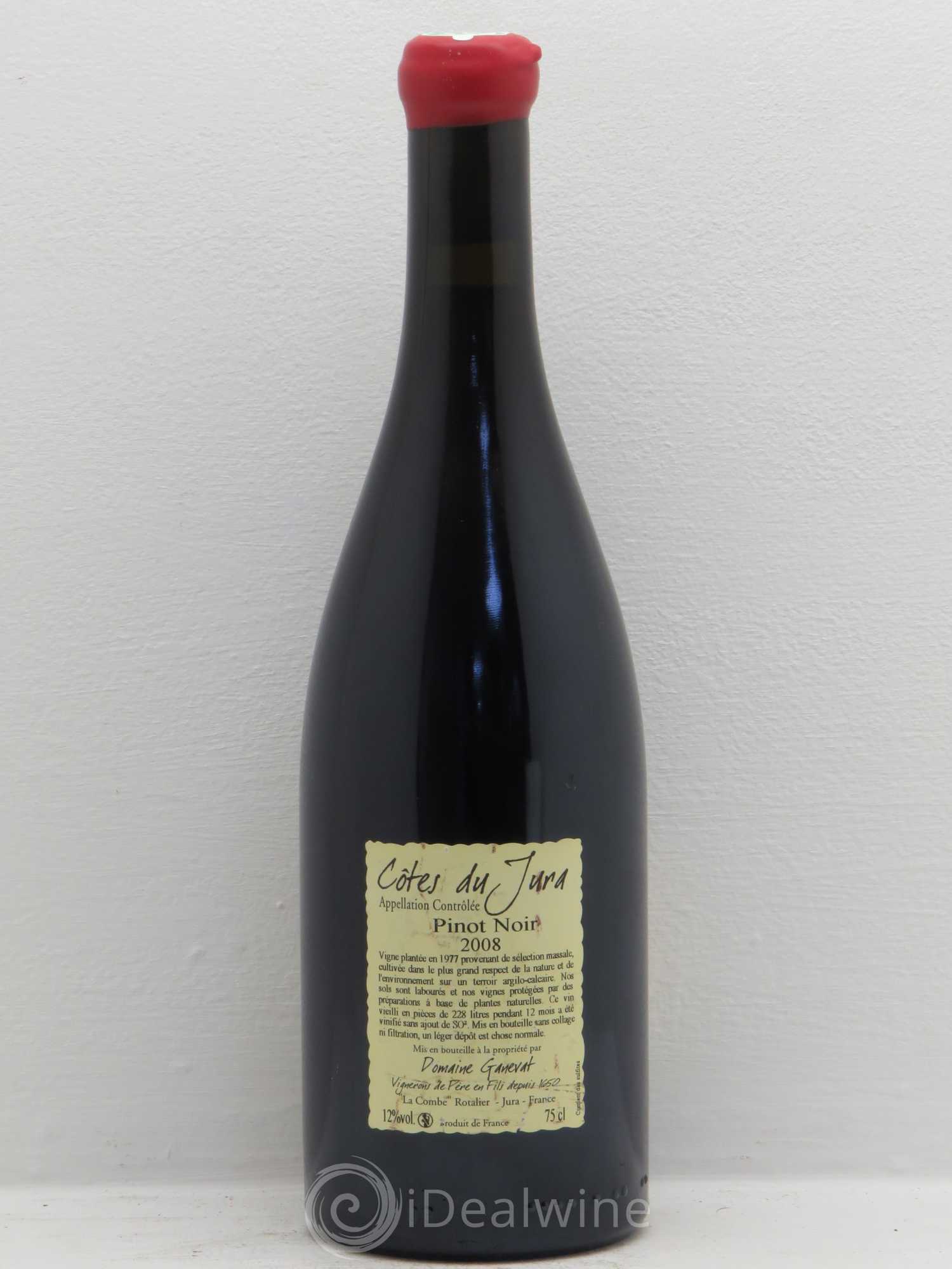 Côtes du Jura Cuvée Julien Jean-François Ganevat (Domaine) 2008 - Lot de 1 bouteille - 1