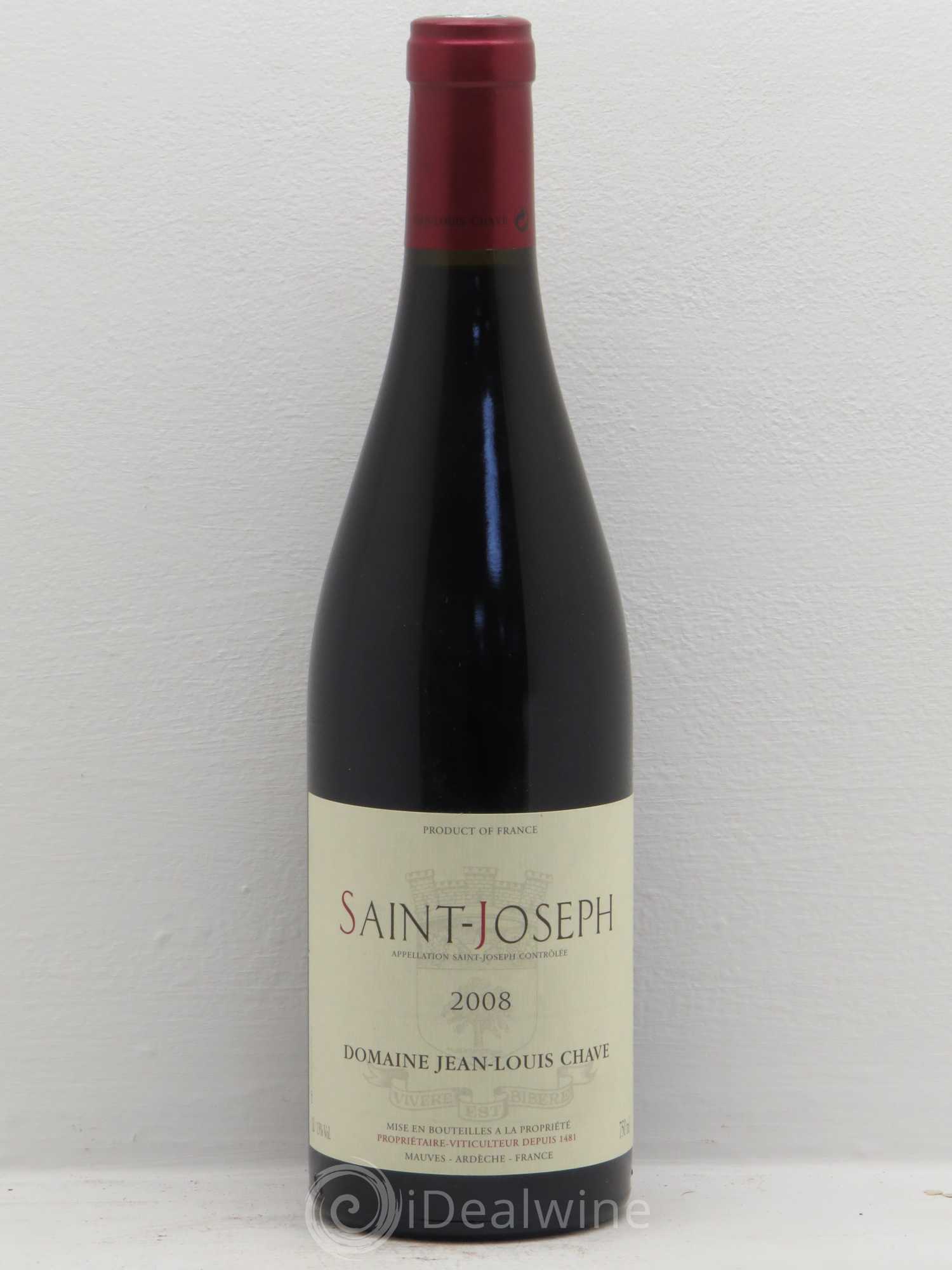 Saint-Joseph Jean-Louis Chave 2008 - Lot de 1 bouteille - 0